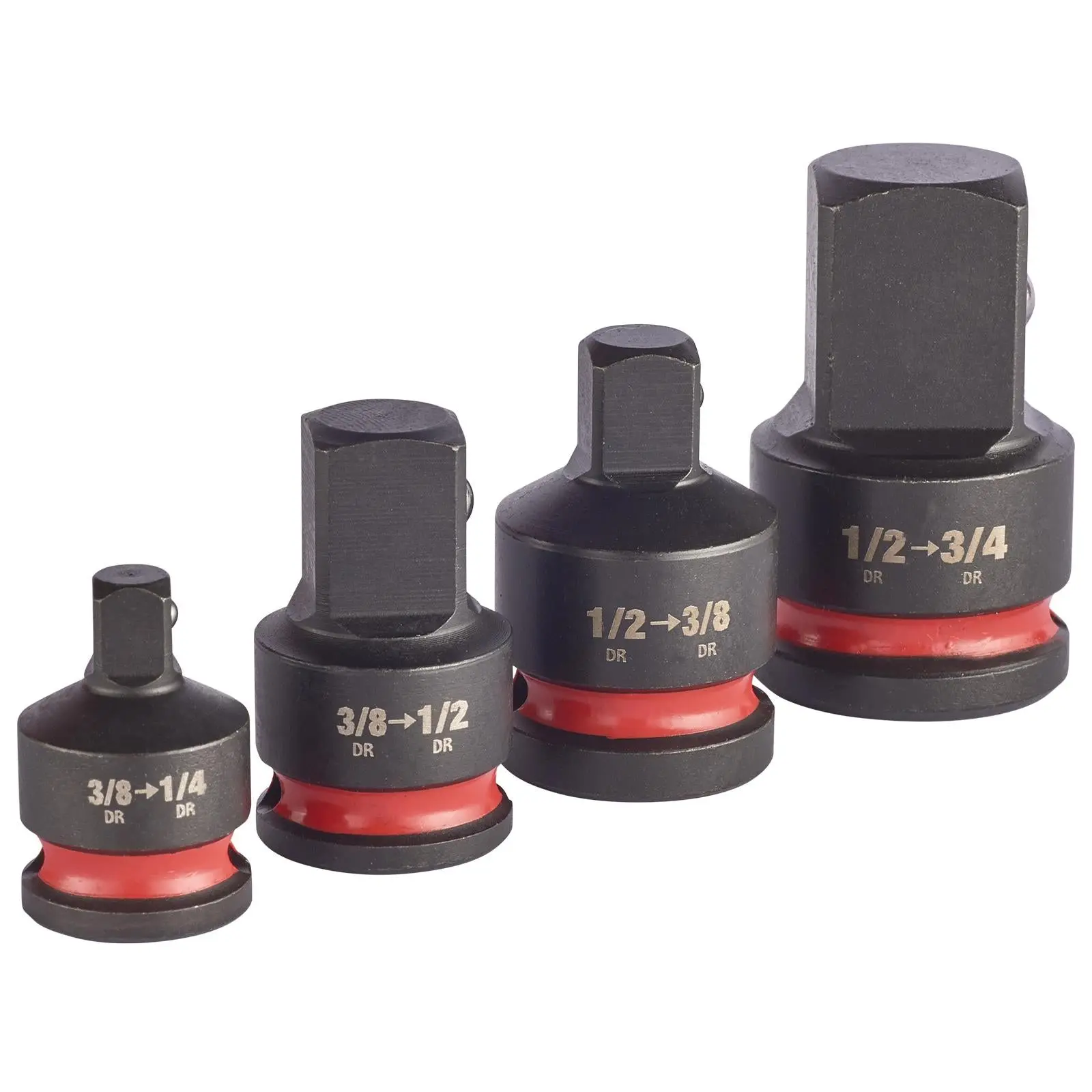 Milwaukee Impact Socket Adaptor Set 4 Piece SHOCKWAVE Impact Duty - Image 3