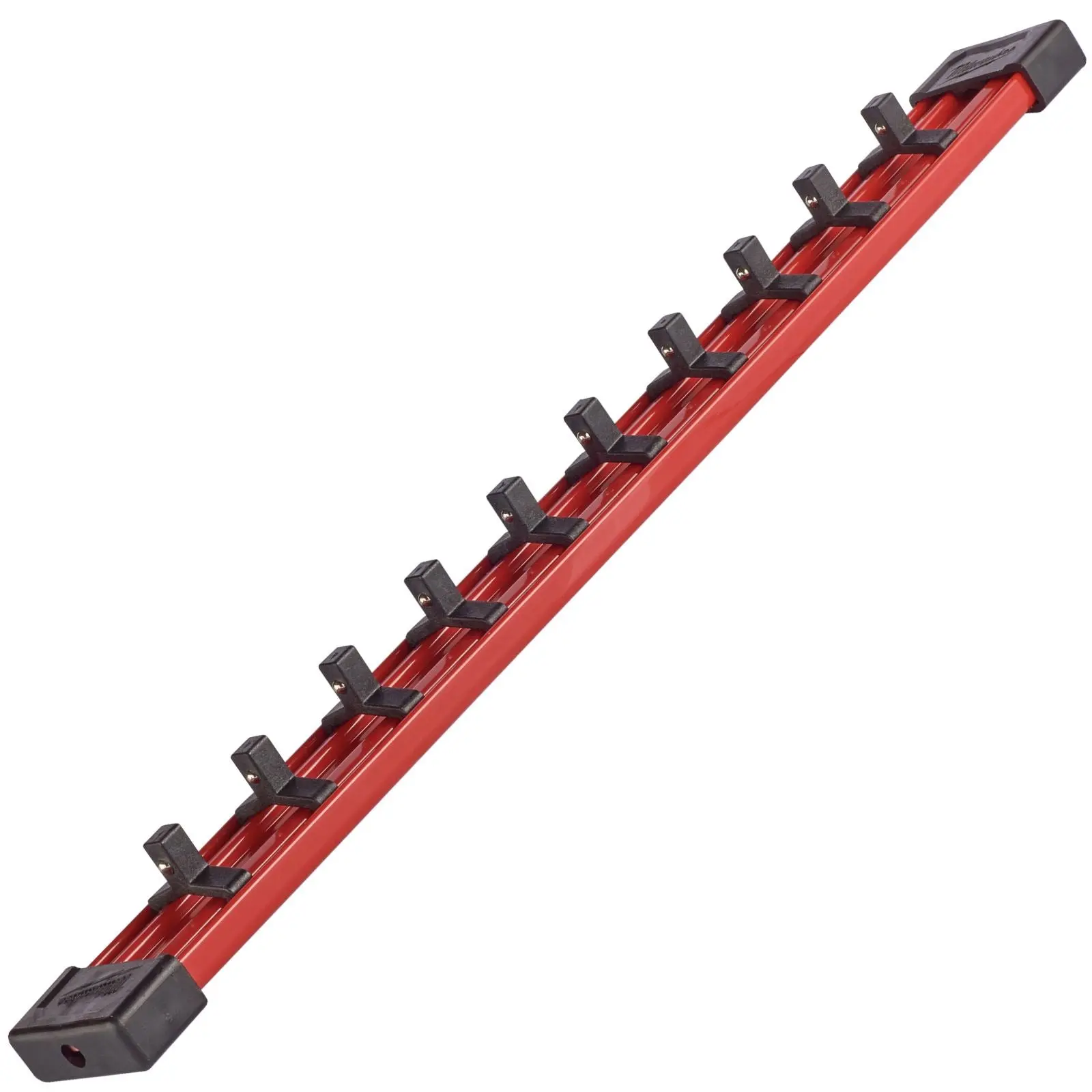 Milwaukee Impact Socket Rail 1/4" Drive 350mm with 10 Clips - Image 2