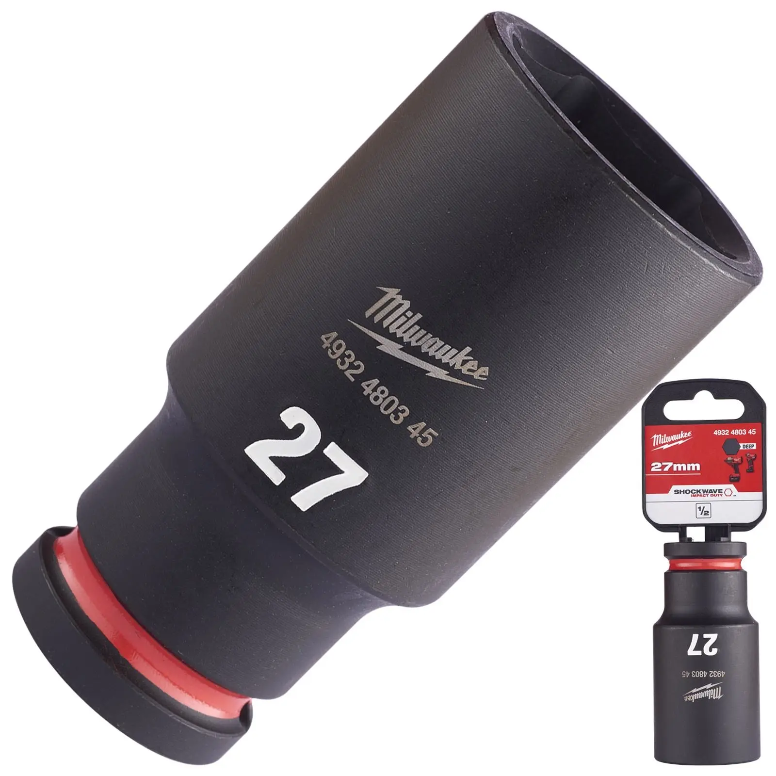 Milwaukee Impact Sockets Deep 1/2" Drive 8-36mm SHOCKWAVE Impact Duty - Image 37