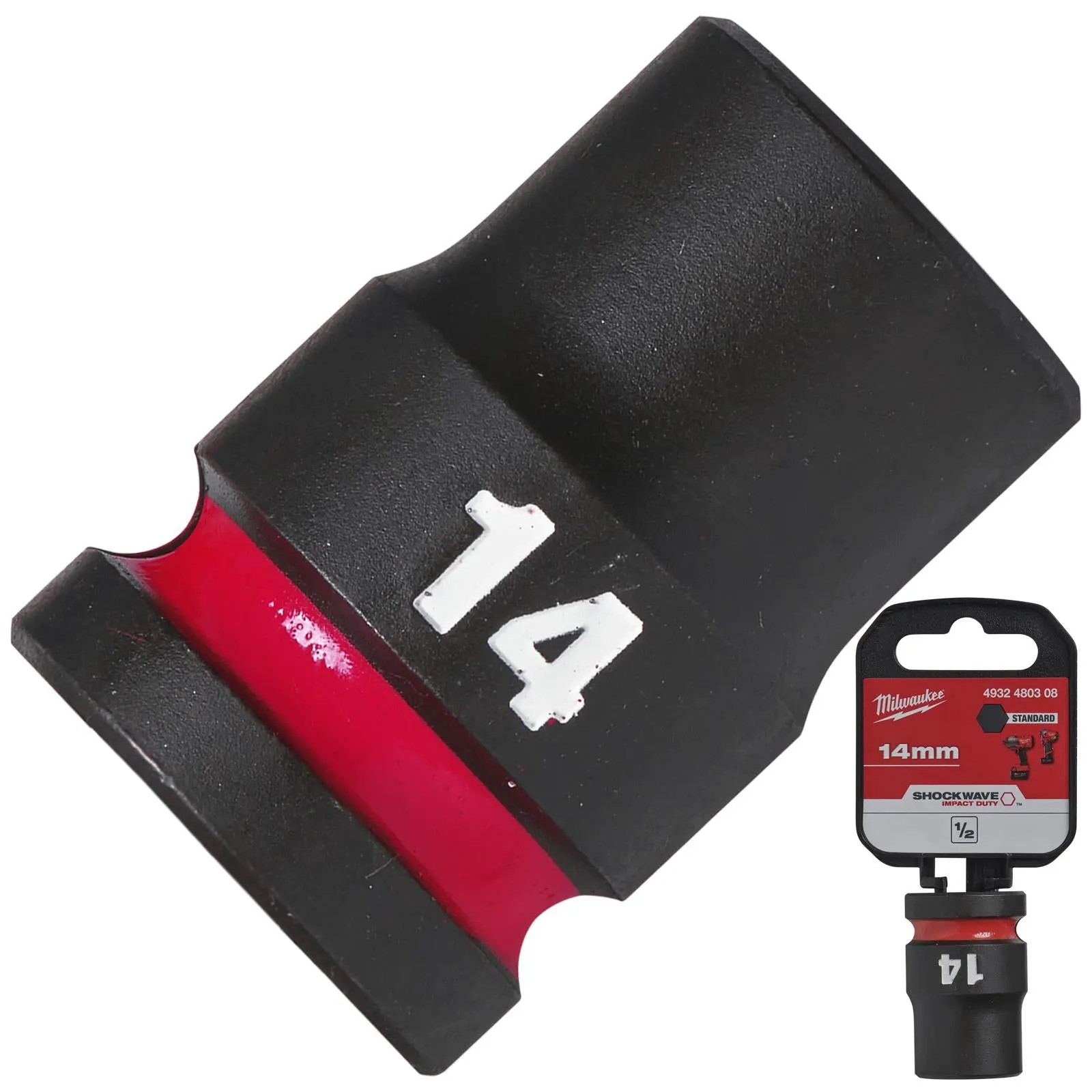 Milwaukee Impact Sockets Standard 1/2" Drive 8-32mm SHOCKWAVE Impact Duty - Image 10