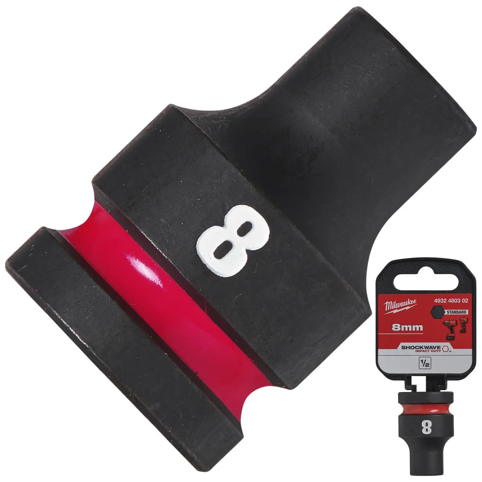 Milwaukee Impact Sockets Standard 1/2" Drive 8-32mm SHOCKWAVE Impact Duty - Image 13