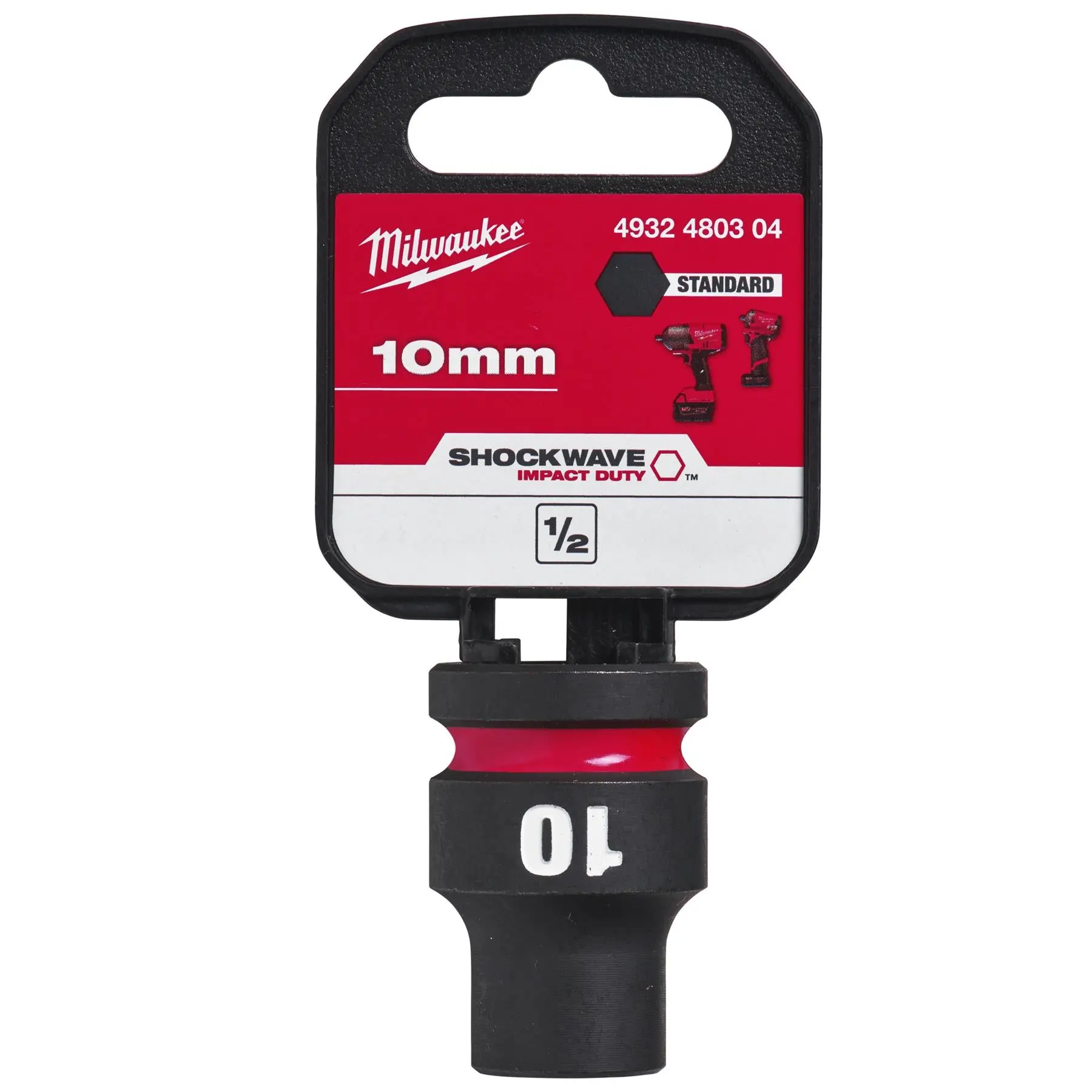 Milwaukee Impact Sockets Standard 1/2" Drive 8-32mm SHOCKWAVE Impact Duty - Image 17