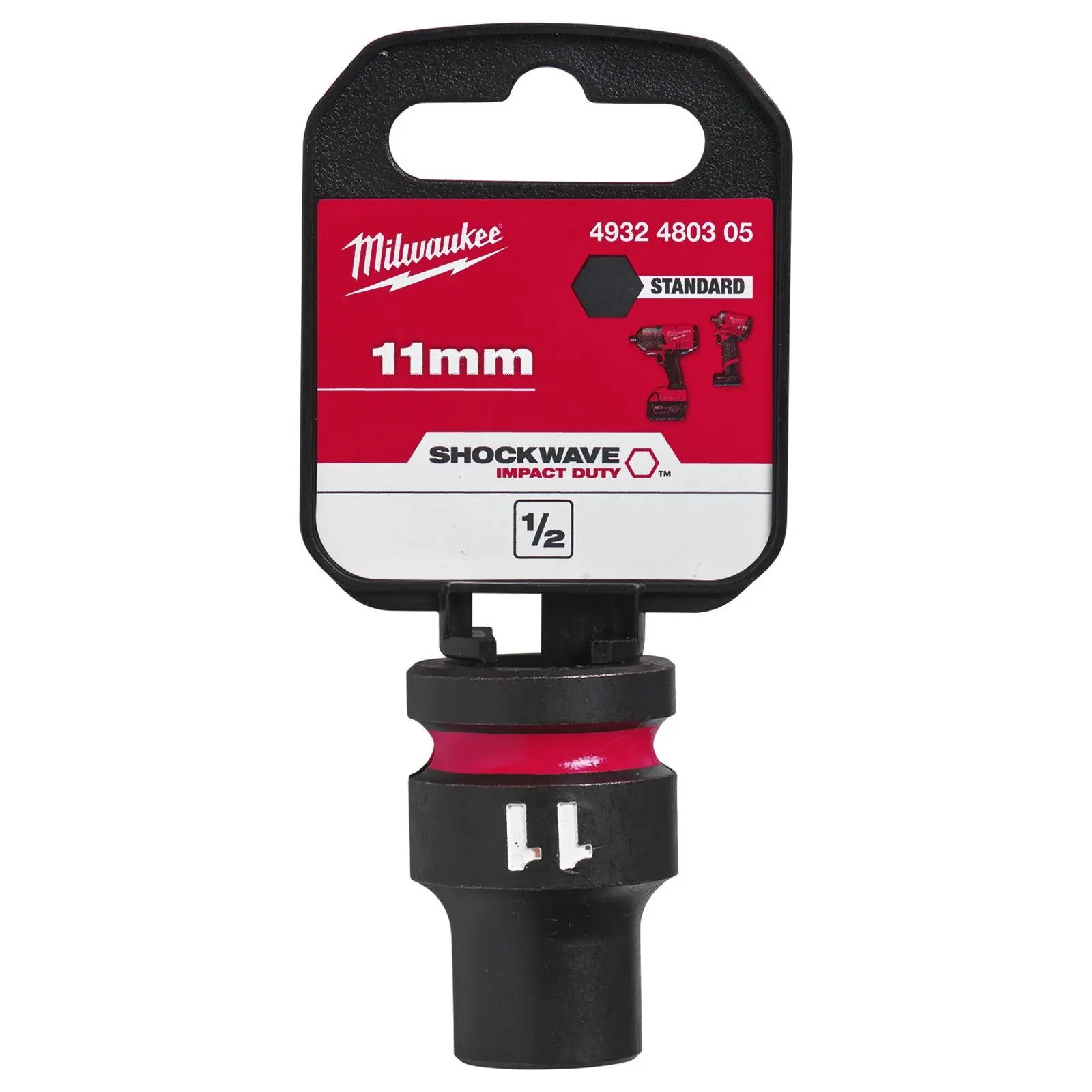 Milwaukee Impact Sockets Standard 1/2" Drive 8-32mm SHOCKWAVE Impact Duty - Image 20