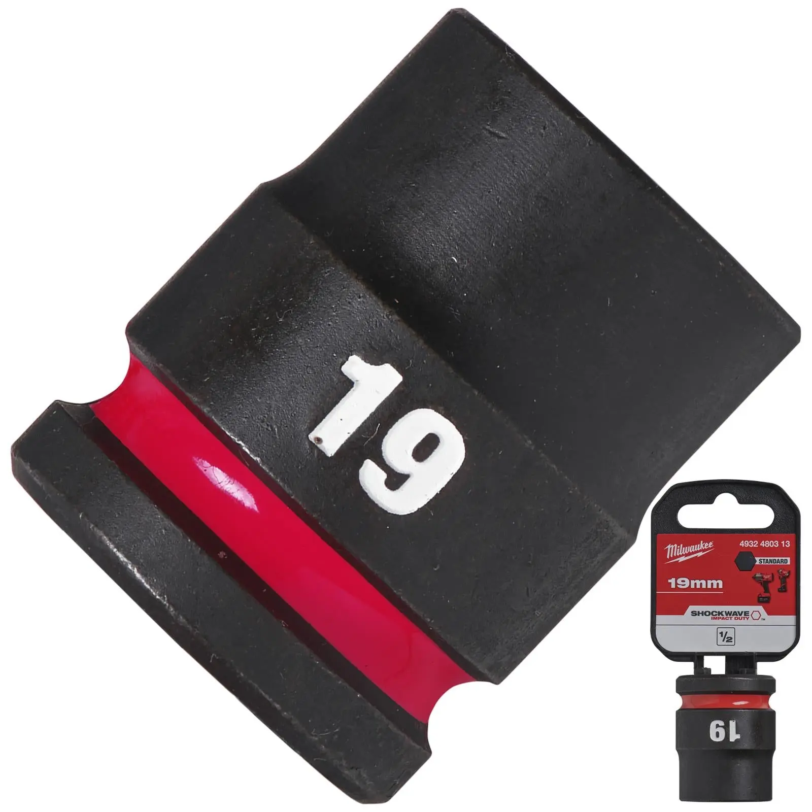 Milwaukee Impact Sockets Standard 1/2" Drive 8-32mm SHOCKWAVE Impact Duty - Image 25