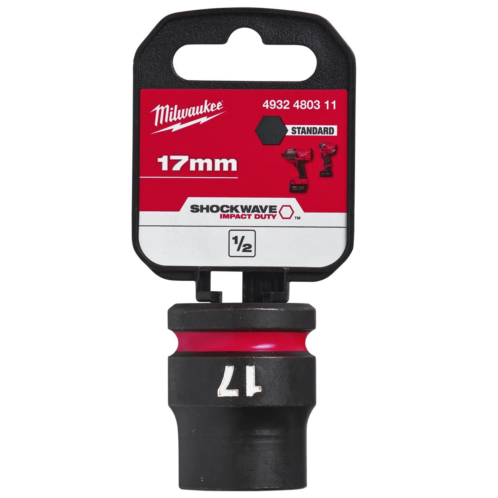 Milwaukee Impact Sockets Standard 1/2" Drive 8-32mm SHOCKWAVE Impact Duty - Image 29