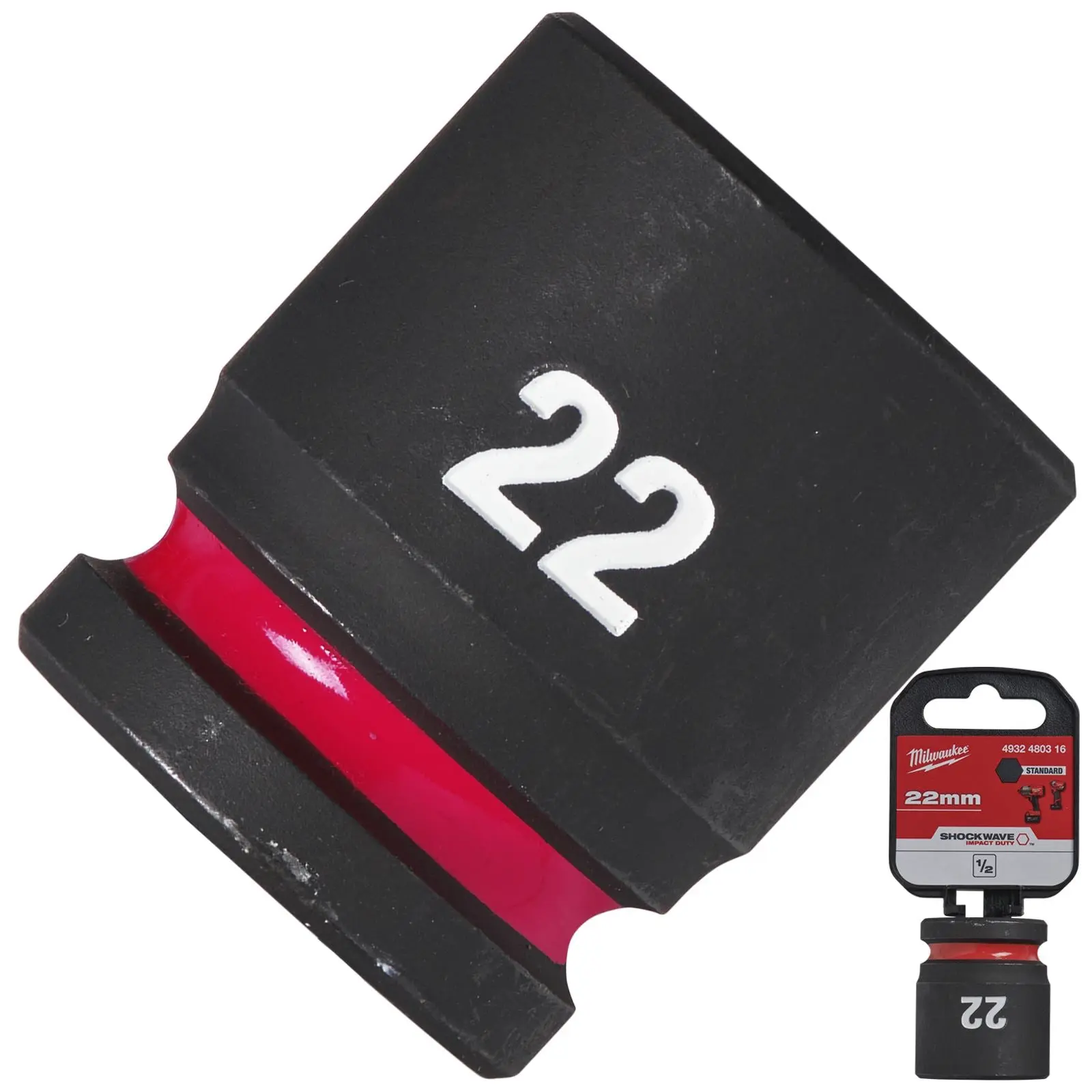 Milwaukee Impact Sockets Standard 1/2" Drive 8-32mm SHOCKWAVE Impact Duty - Image 31
