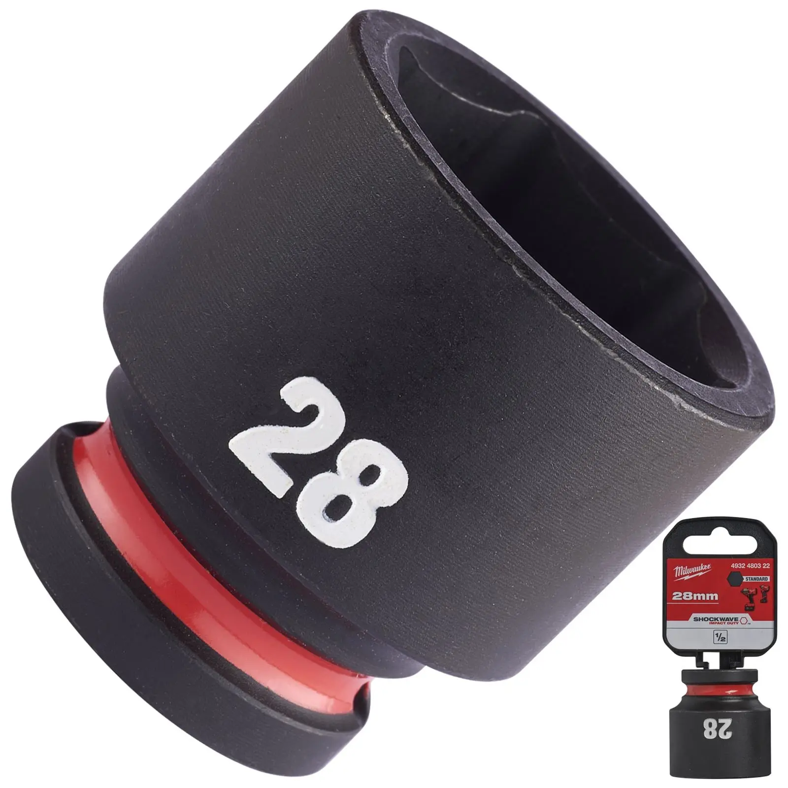 Milwaukee Impact Sockets Standard 1/2" Drive 8-32mm SHOCKWAVE Impact Duty - Image 37