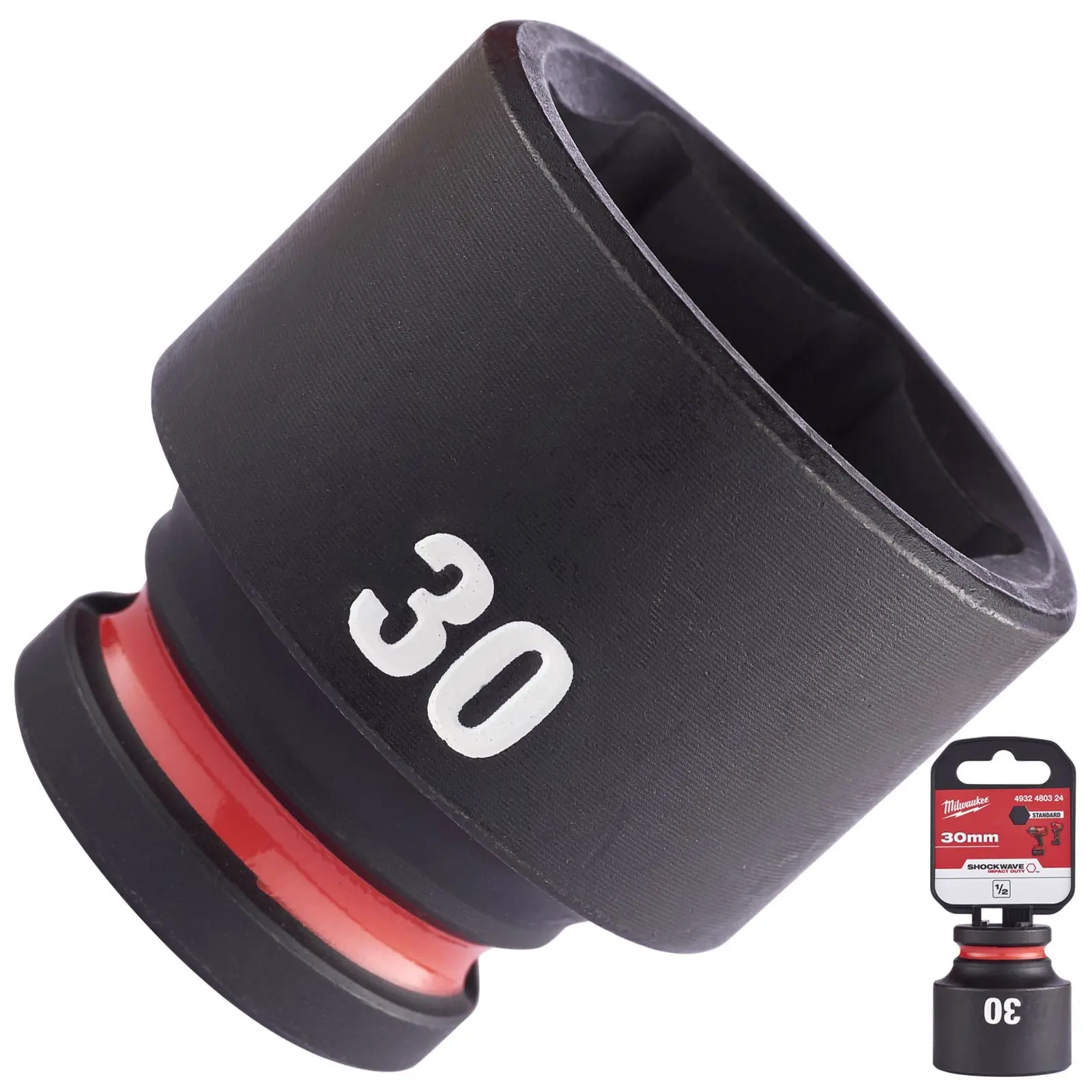 Milwaukee Impact Sockets Standard 1/2" Drive 8-32mm SHOCKWAVE Impact Duty - Image 43