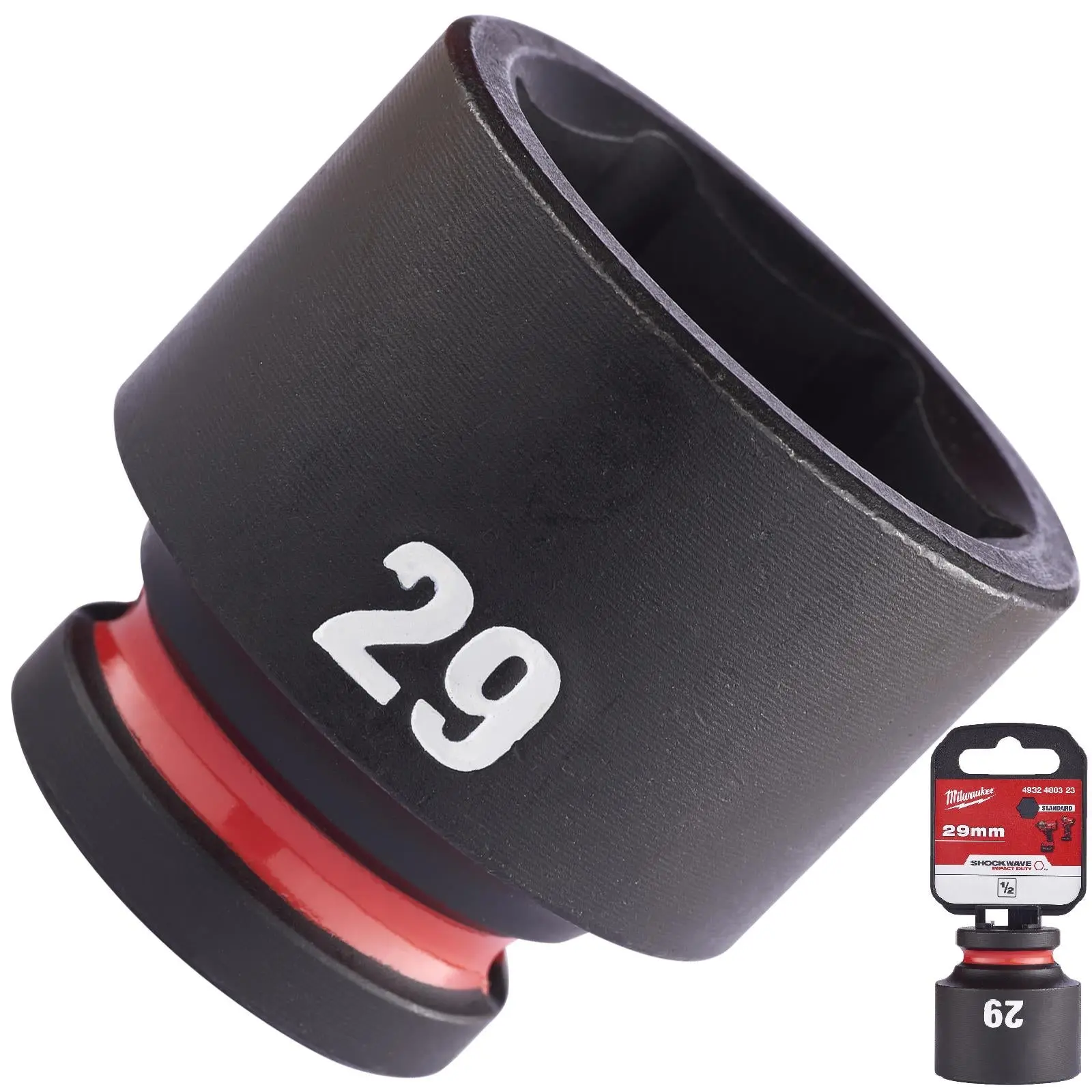 Milwaukee Impact Sockets Standard 1/2" Drive 8-32mm SHOCKWAVE Impact Duty - Image 49