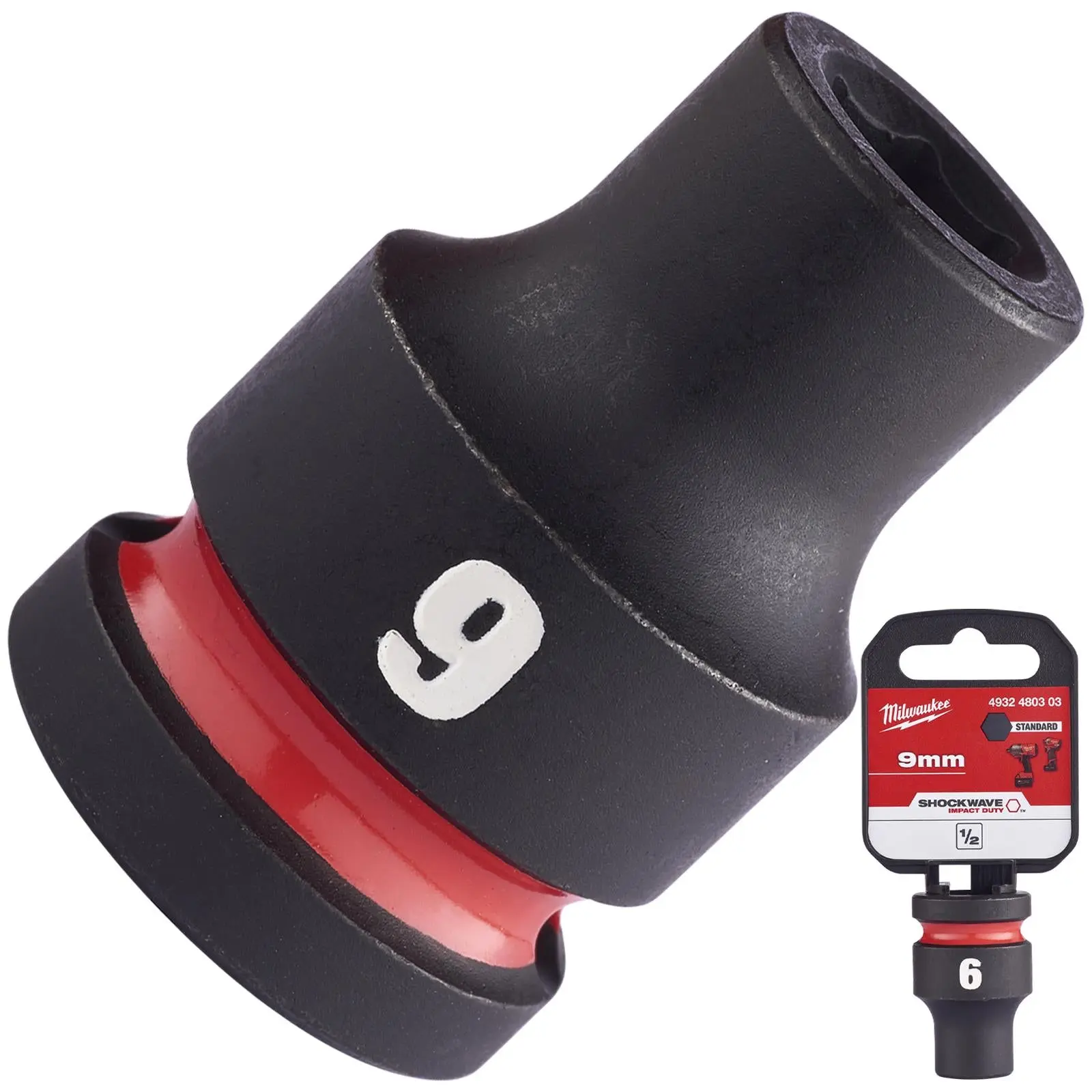 Milwaukee Impact Sockets Standard 1/2" Drive 8-32mm SHOCKWAVE Impact Duty - Image 58