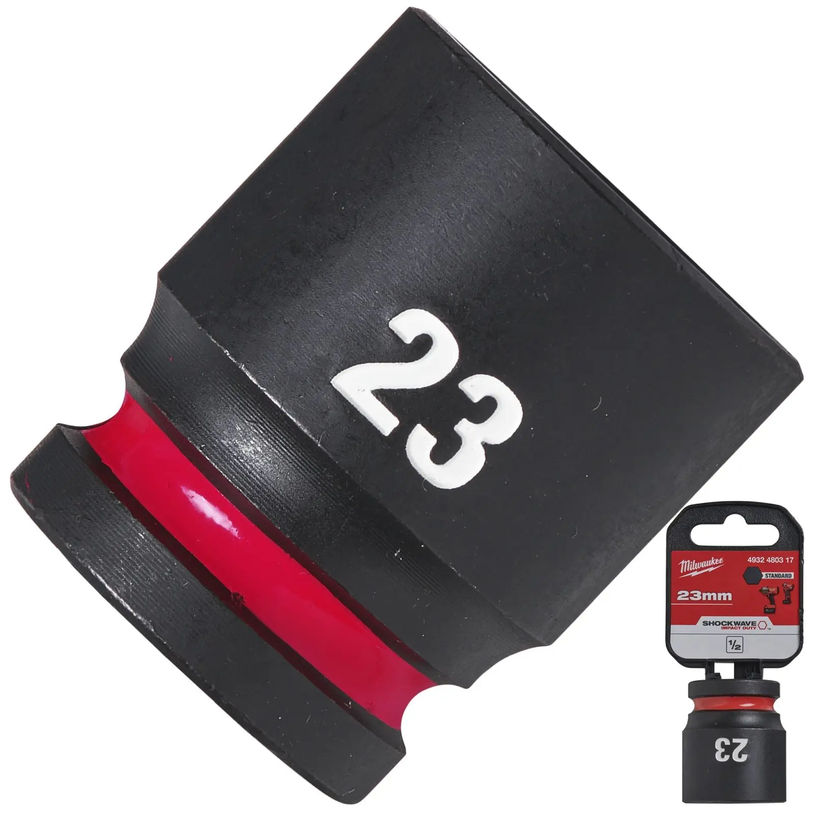 Milwaukee Impact Sockets Standard 1/2" Drive 8-32mm SHOCKWAVE Impact Duty - Image 67
