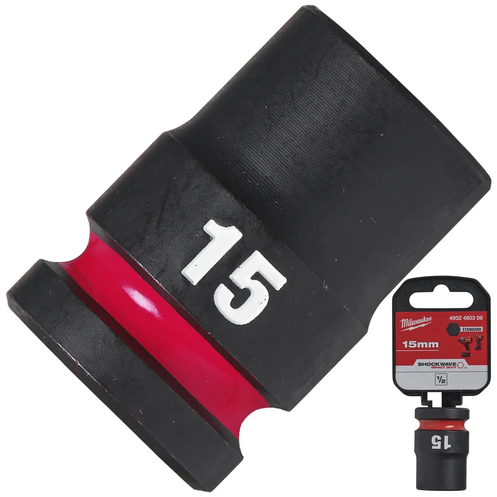 Milwaukee Impact Sockets Standard 1/2" Drive 8-32mm SHOCKWAVE Impact Duty - Image 70