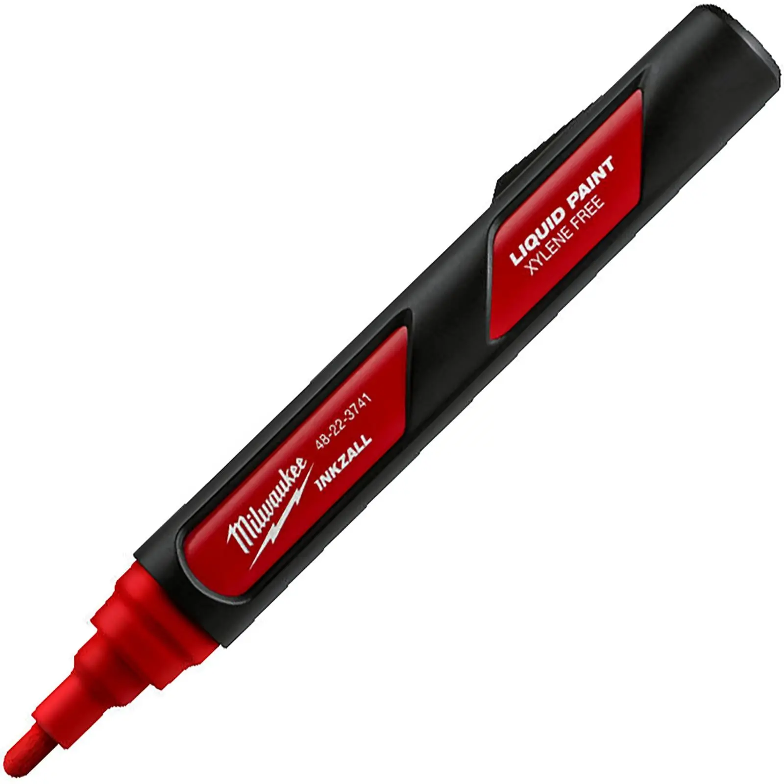 Milwaukee INKZALL Liquid Paint Marker Pen Red - Image 3