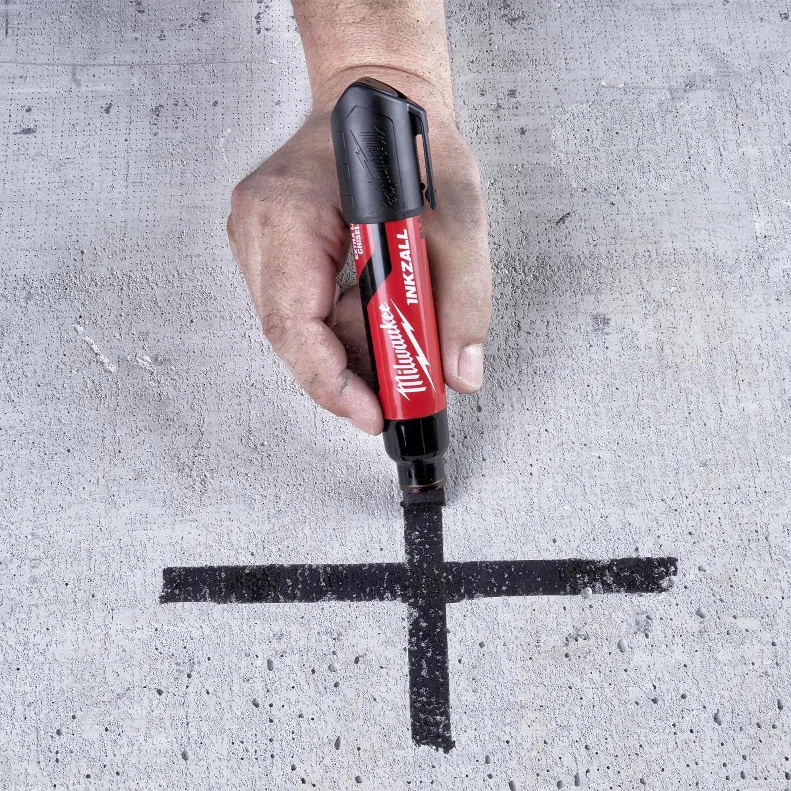 Milwaukee INKZALL Permanent Marker XL Chisel Tip 14.5mm Black - Image 4
