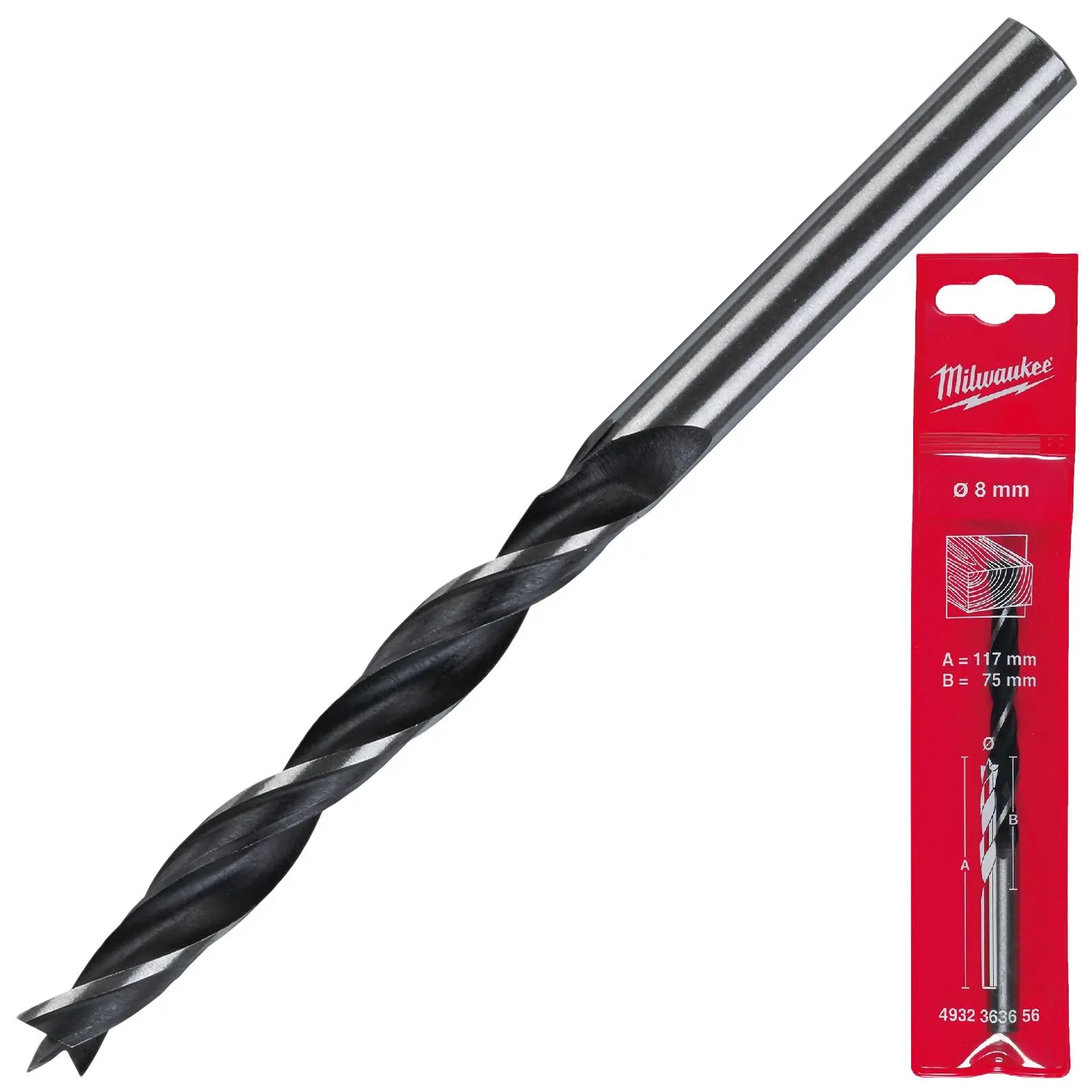 Milwaukee Lip and Spur Brad Point Wood Drill Bits - Image 26