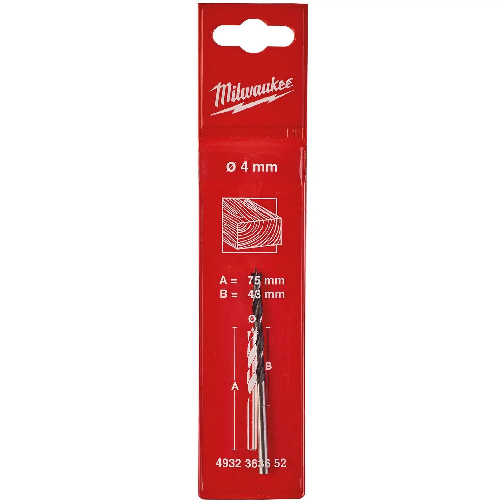 Milwaukee Lip and Spur Brad Point Wood Drill Bits - Image 45