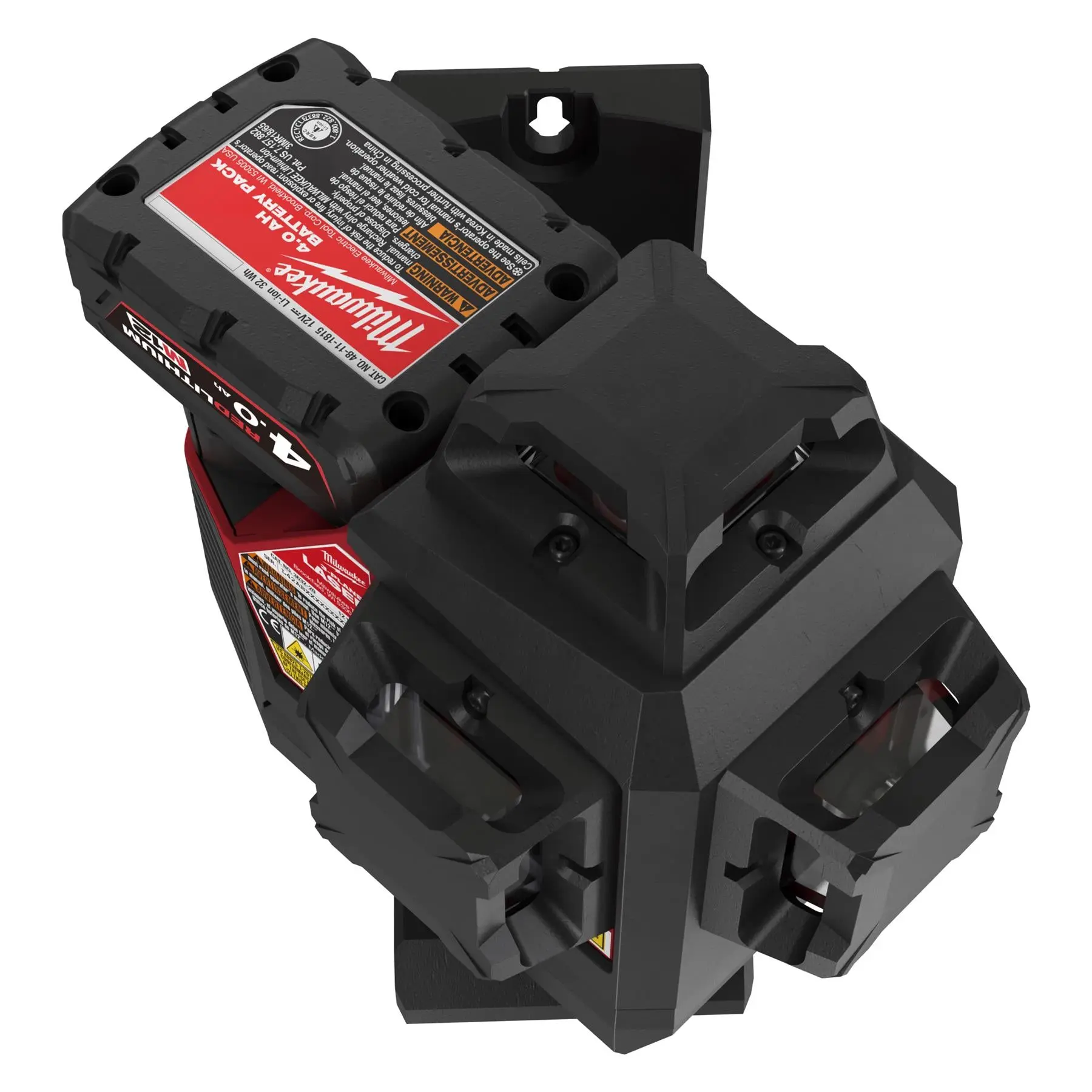 Milwaukee M12 12V 360° 3 Plane Laser Level in Kitbox Bare Unit M123PL-0C - Image 4