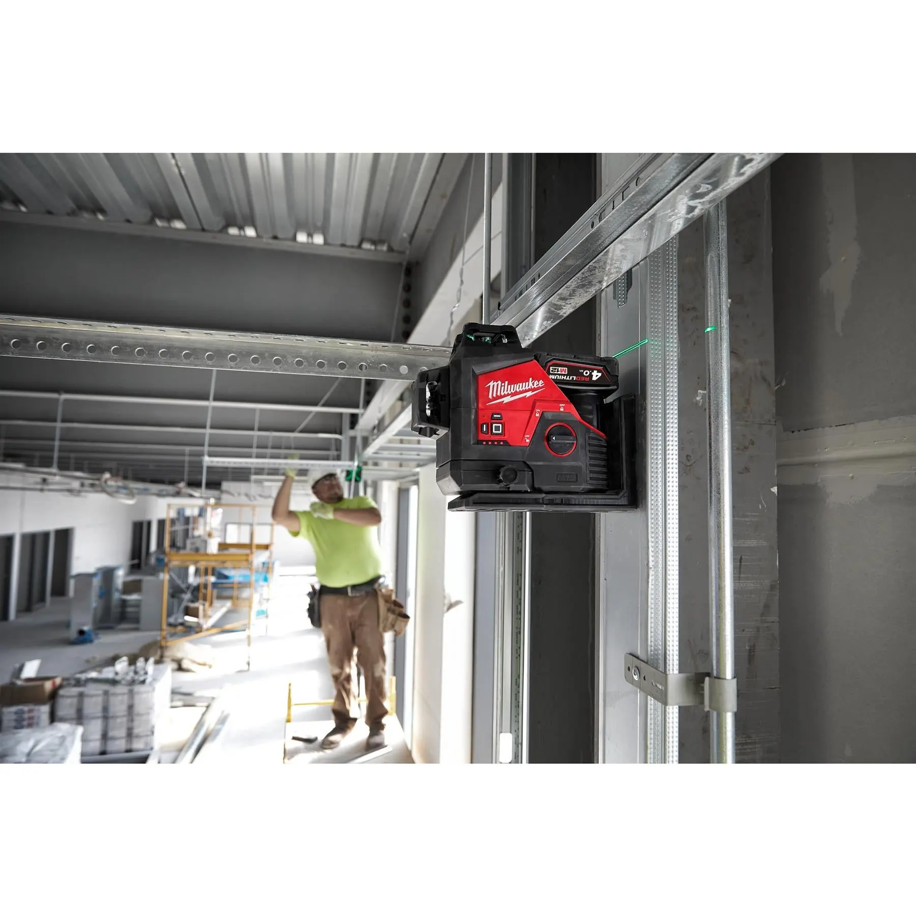 Milwaukee M12 12V 360° 3 Plane Laser Level in Kitbox Bare Unit M123PL-0C - Image 6