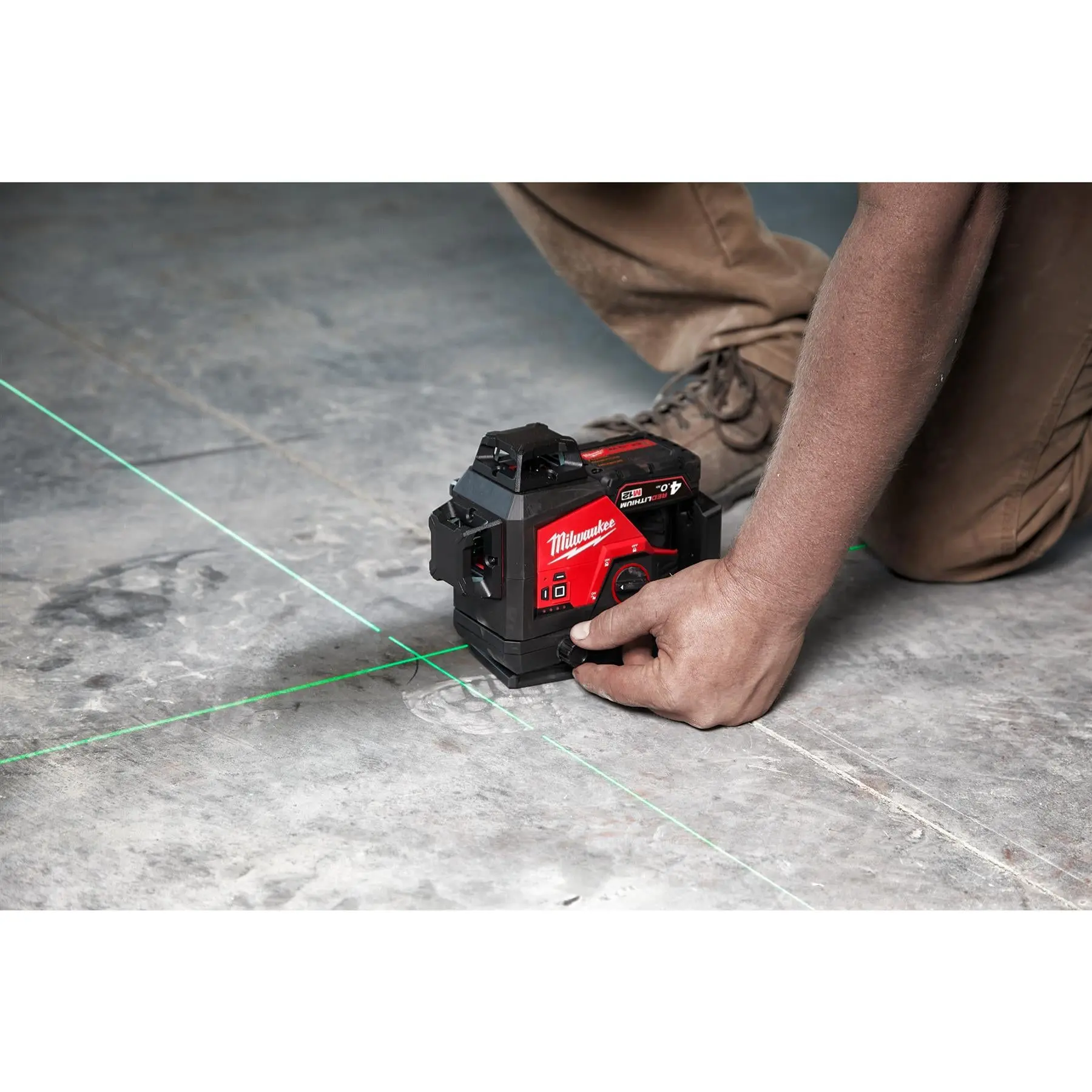 Milwaukee M12 12V 360° 3 Plane Laser Level in Kitbox Bare Unit M123PL-0C - Image 8