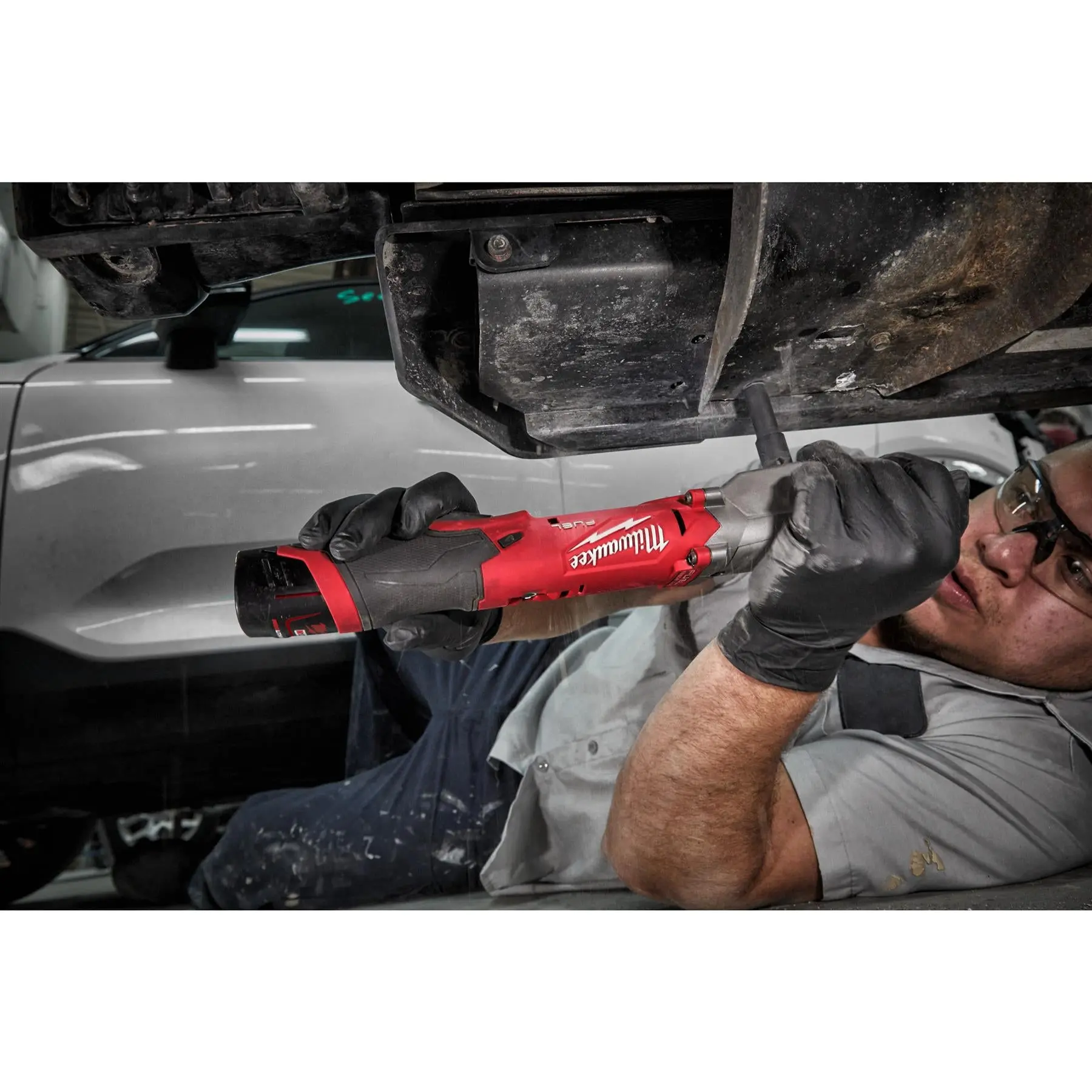 Milwaukee M12 12V Fuel 1/2" Right Angle Impact Wrench With Friction Ring Bare Unit M12FRAIWF12-0 - Image 10