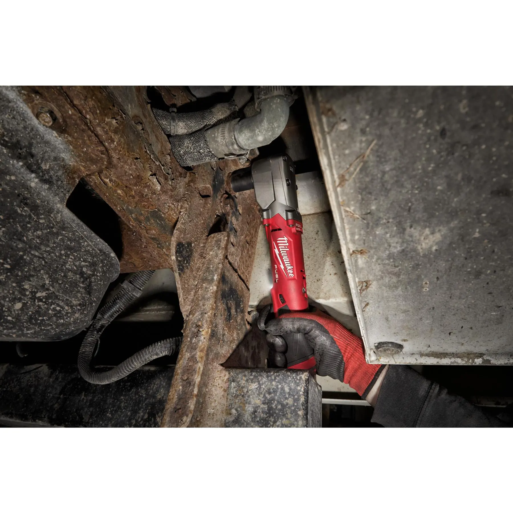 Milwaukee M12 12V Fuel 1/2" Right Angle Impact Wrench With Friction Ring Bare Unit M12FRAIWF12-0 - Image 6