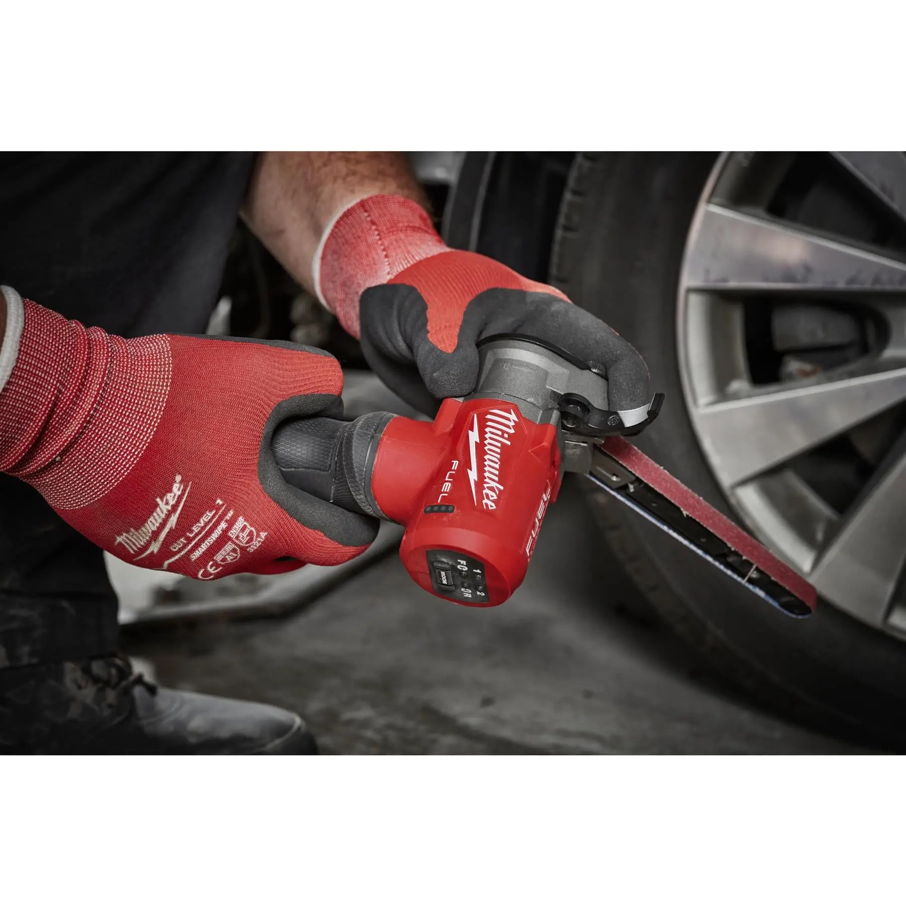 Milwaukee M12 12V Fuel Cordless Band File 13mm Belt Sander Bare Unit M12FBFL13-0 - Image 15