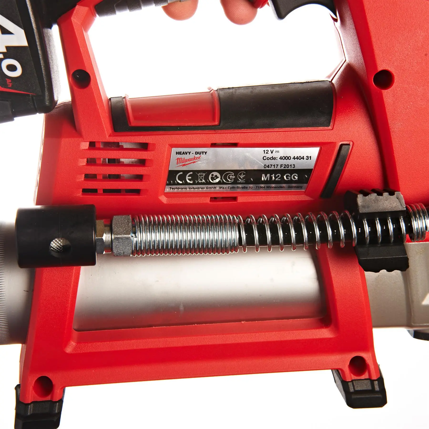 Milwaukee M12 12V Sub Compact Cordless Grease Gun Bare Unit M12GG-0 - Image 5