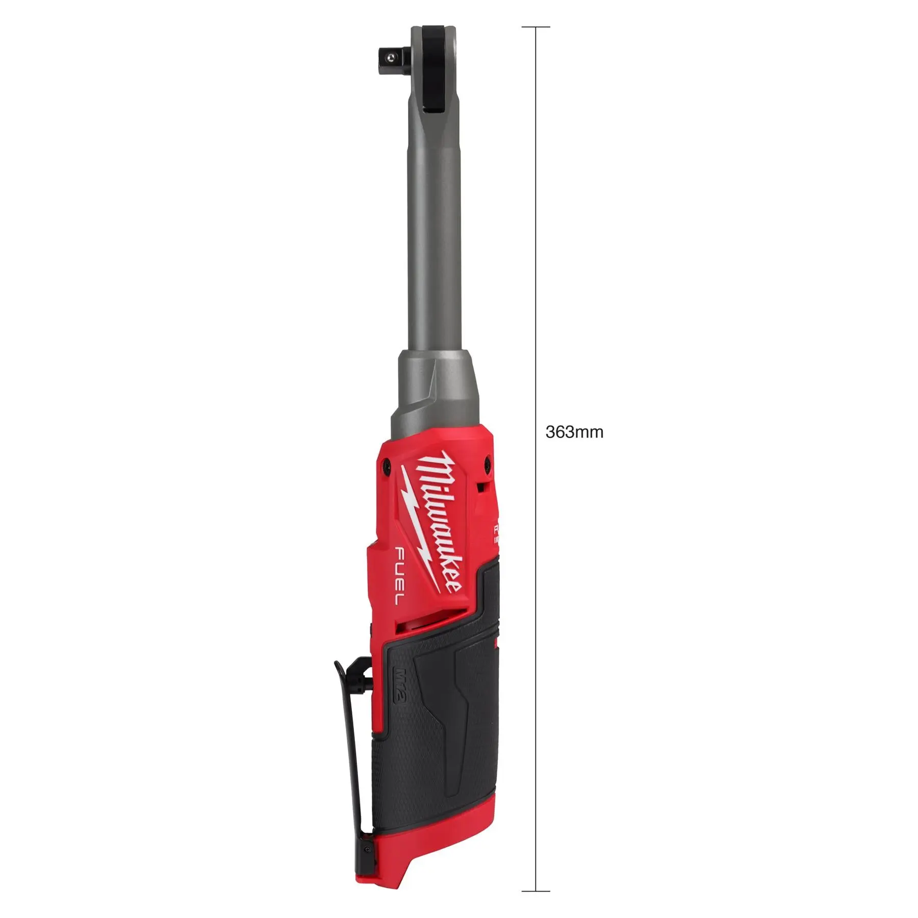 Milwaukee M12 Fuel 12V 3/8" Drive Cordless Extended Reach High Speed Ratchet Bare Unit M12FHIR38LR-0 - Image 4