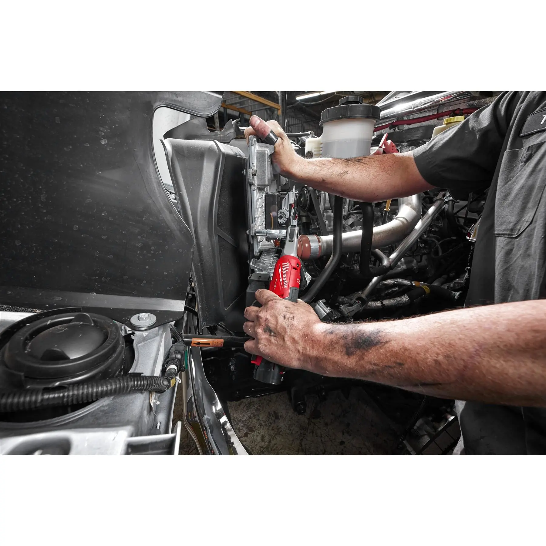 Milwaukee M12 Fuel 12V 3/8" Drive Cordless High Speed Ratchet Bare Unit M12FHIR38-0 - Image 7