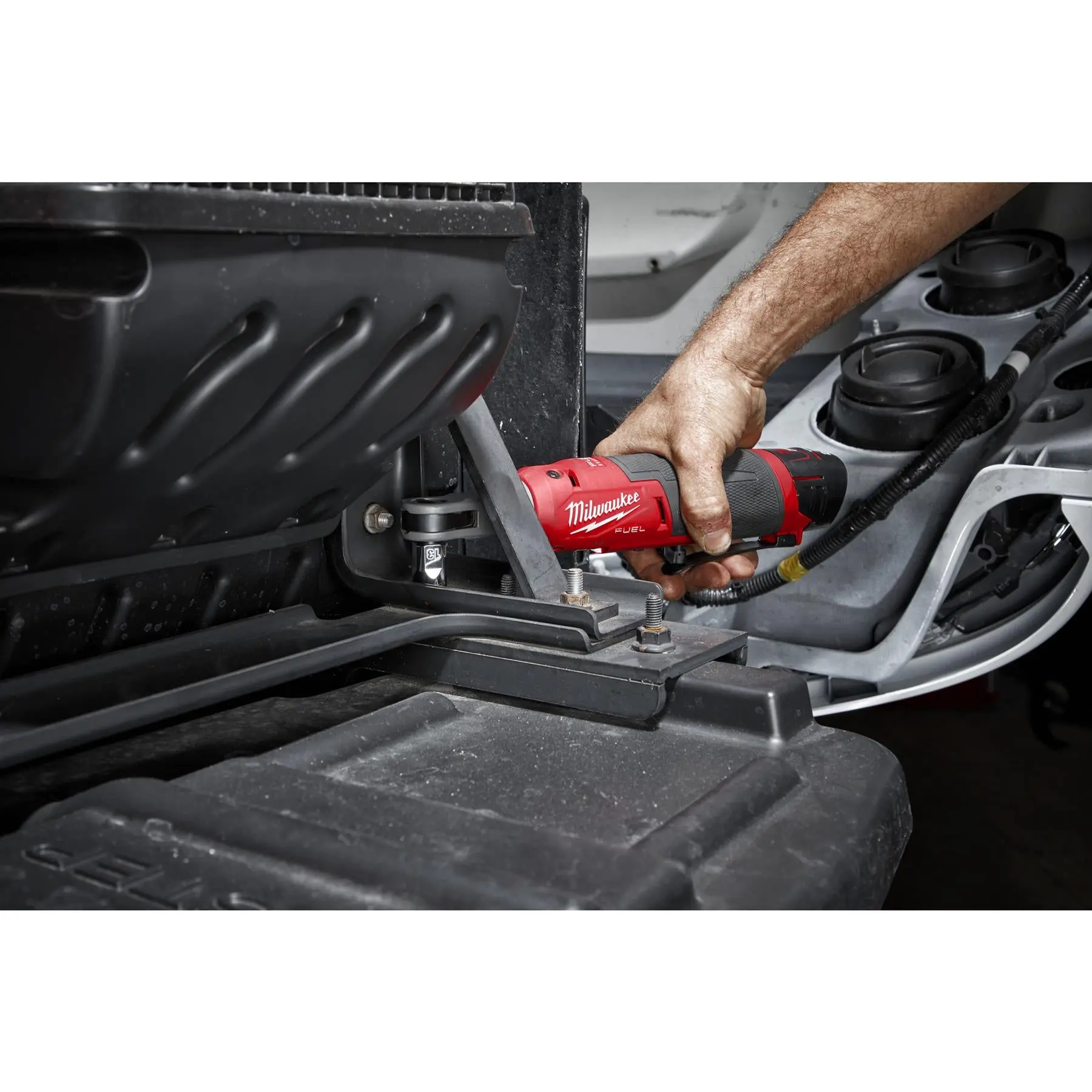 Milwaukee M12 Fuel 12V 3/8" Drive Cordless High Speed Ratchet Bare Unit M12FHIR38-0 - Image 8