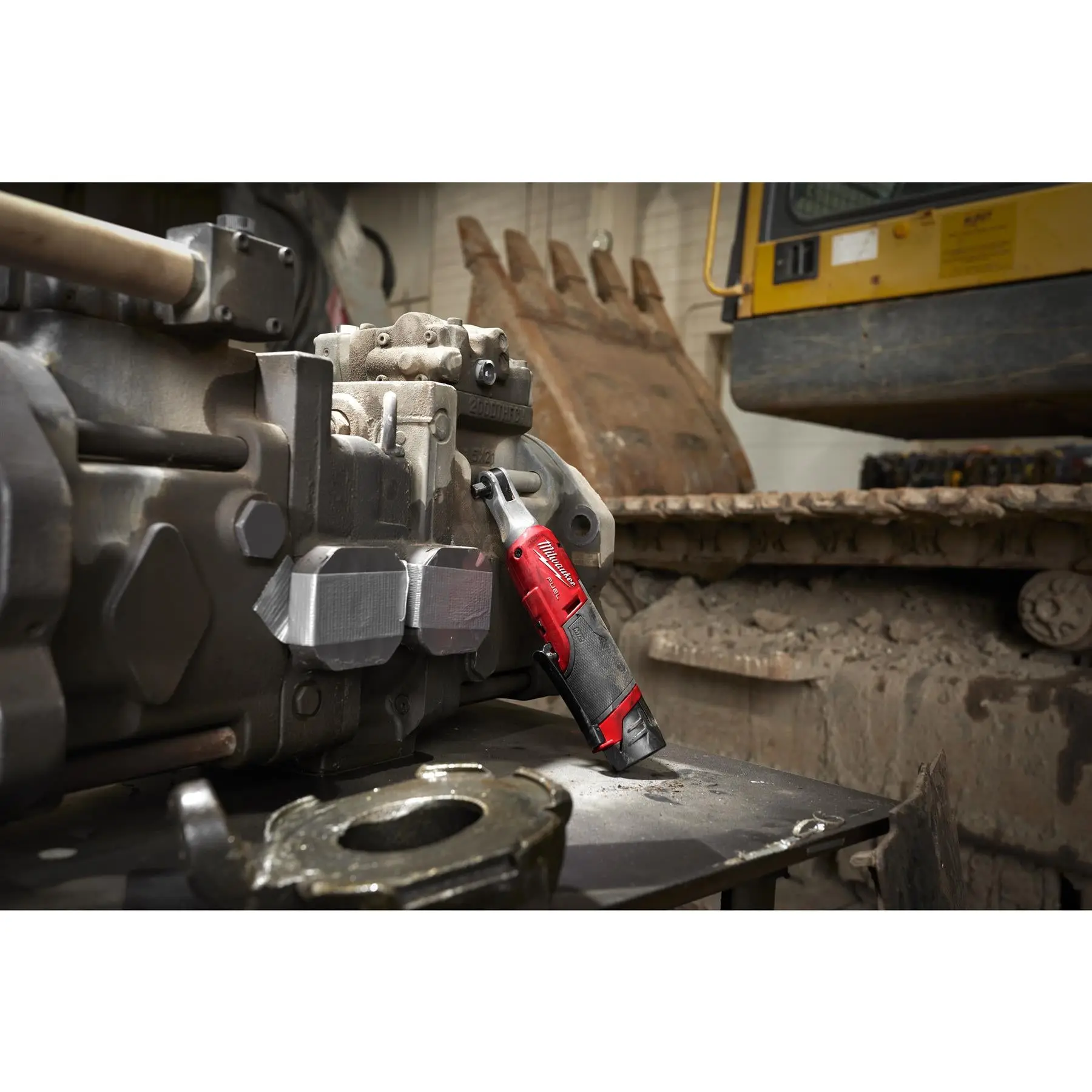 Milwaukee M12 Fuel 12V 3/8" Drive Cordless High Speed Ratchet Bare Unit M12FHIR38-0 - Image 9