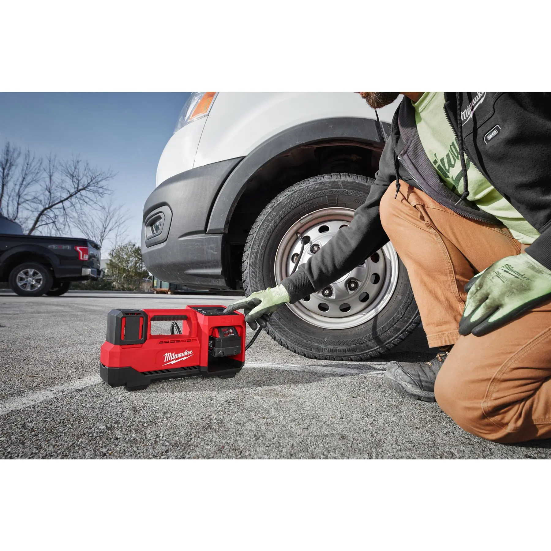 Milwaukee M18 18V Cordless Inflator Bare Unit M18BI-0 - Image 12