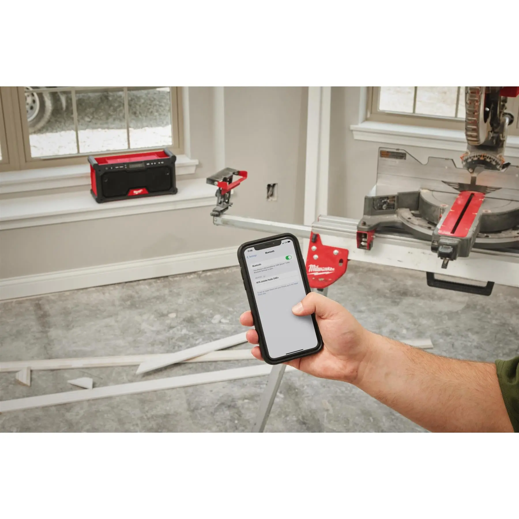 Milwaukee M18 18V Cordless Jobsite Radio DAB+ Bare Unit M18RADDAB+G2-0 - Image 10