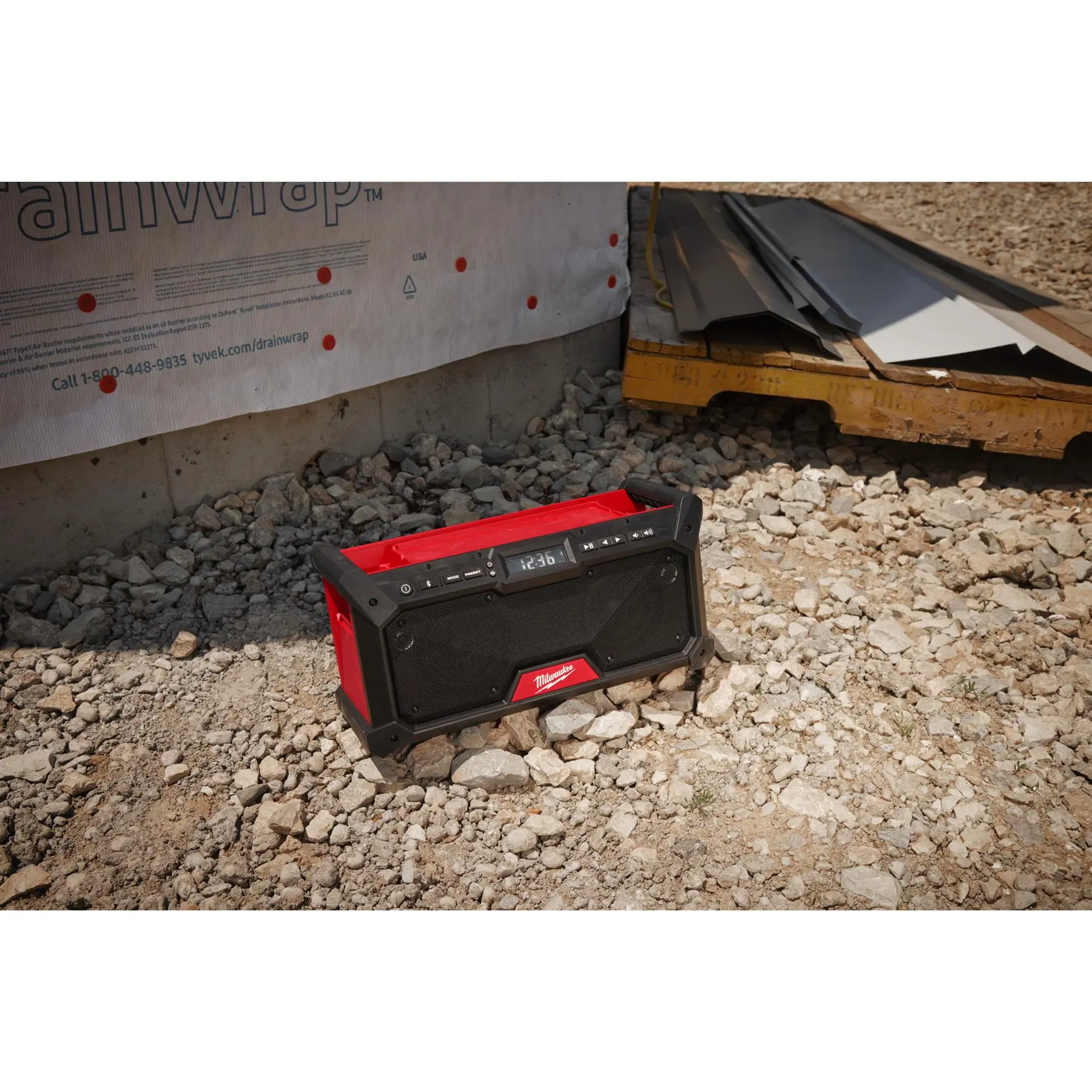 Milwaukee M18 18V Cordless Jobsite Radio DAB+ Bare Unit M18RADDAB+G2-0 - Image 13
