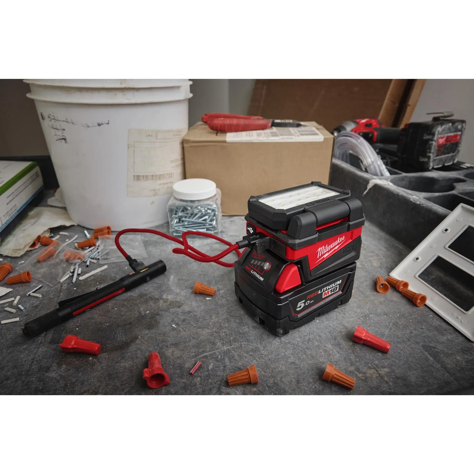 Milwaukee M18 18V Cordless Service Area Light M18ALIS-0 - Image 12