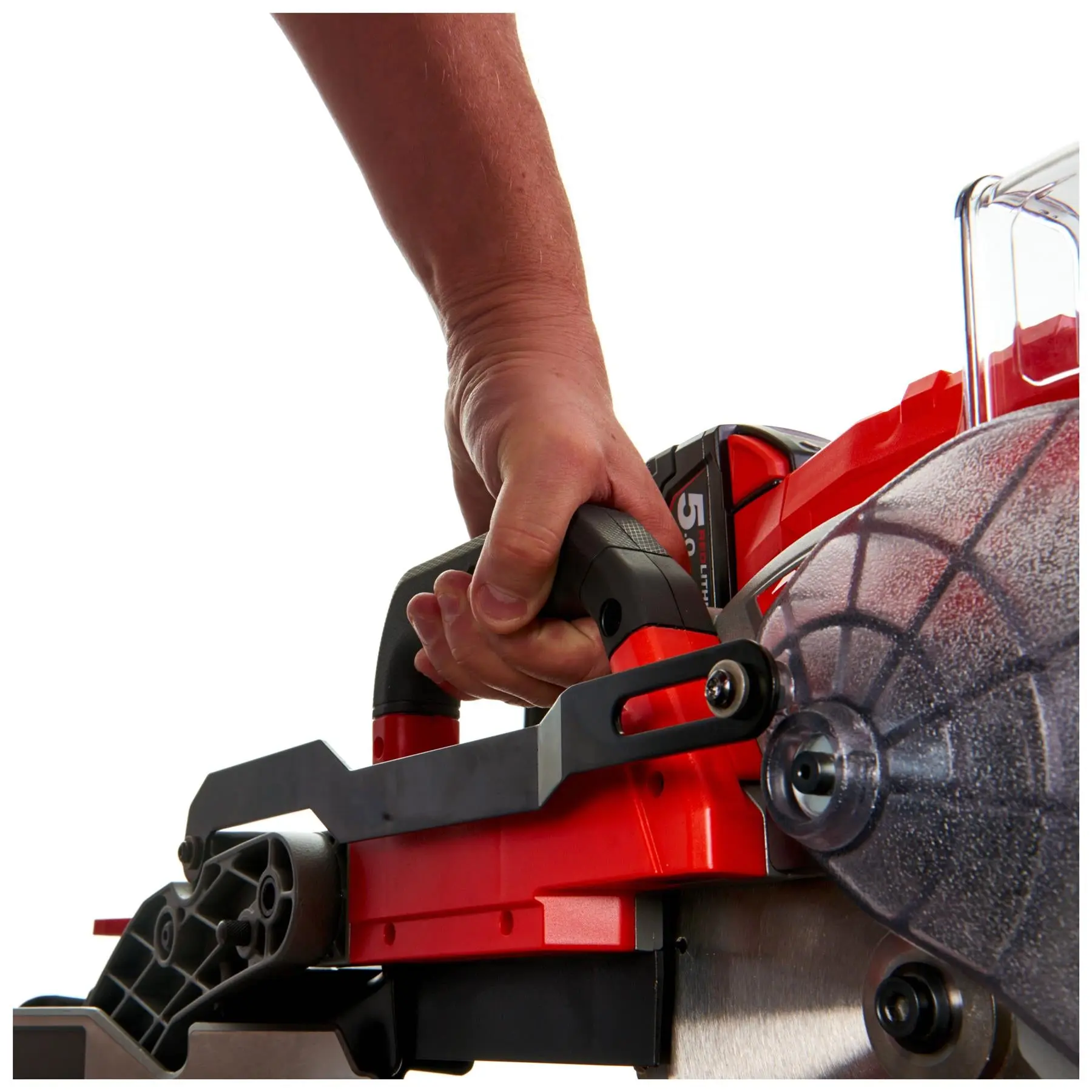 Milwaukee M18 18V FUEL 254mm Mitre Saw Cordless Chop Saw Bare Unit M18FMS254-0 - Image 6