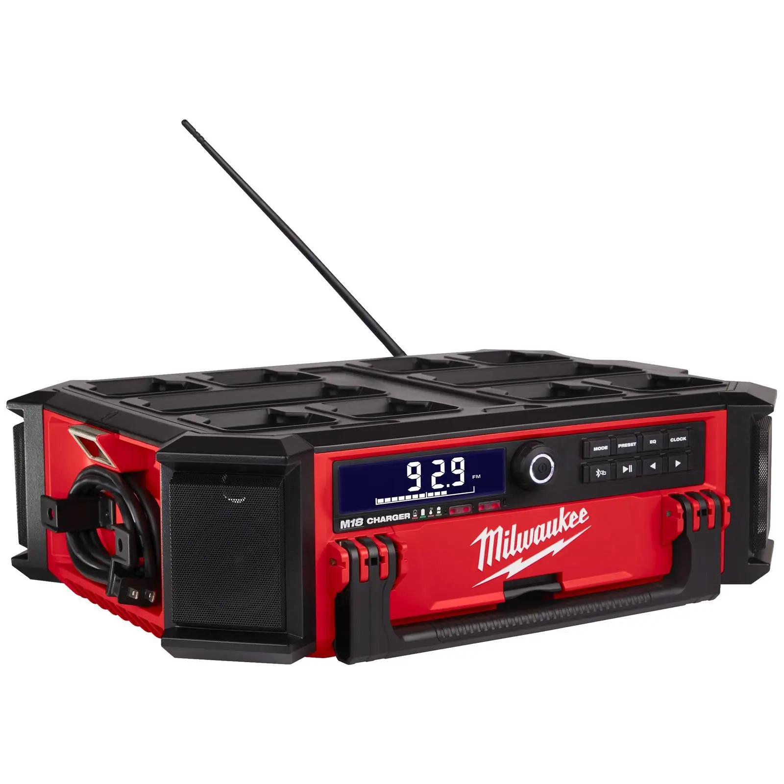 Milwaukee M18 18V PACKOUT Radio Charger DAB+ AM/FM Bare Unit M18PRCDAB+-0 - Image 3