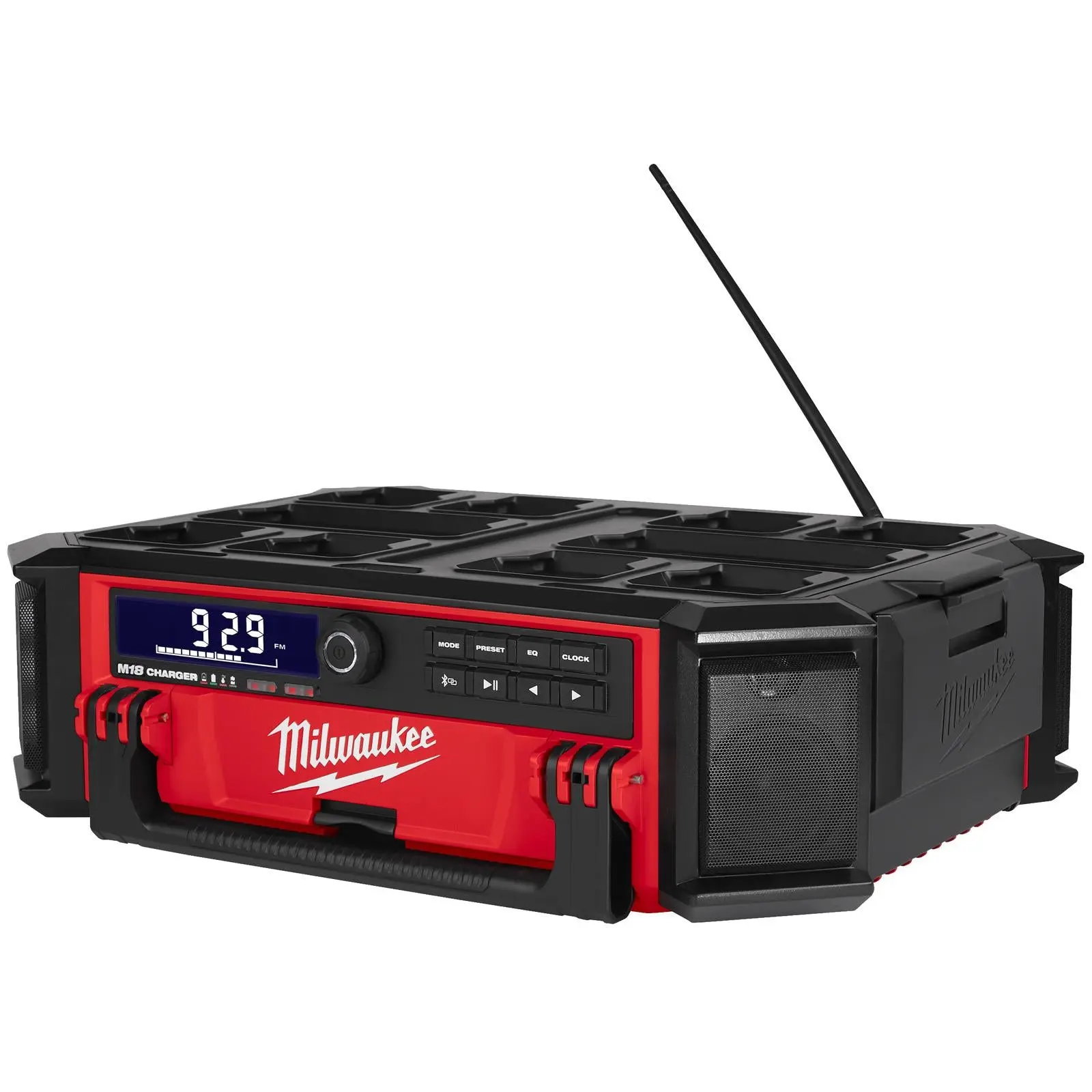 Milwaukee M18 18V PACKOUT Radio Charger DAB+ AM/FM Bare Unit M18PRCDAB+-0 - Image 4