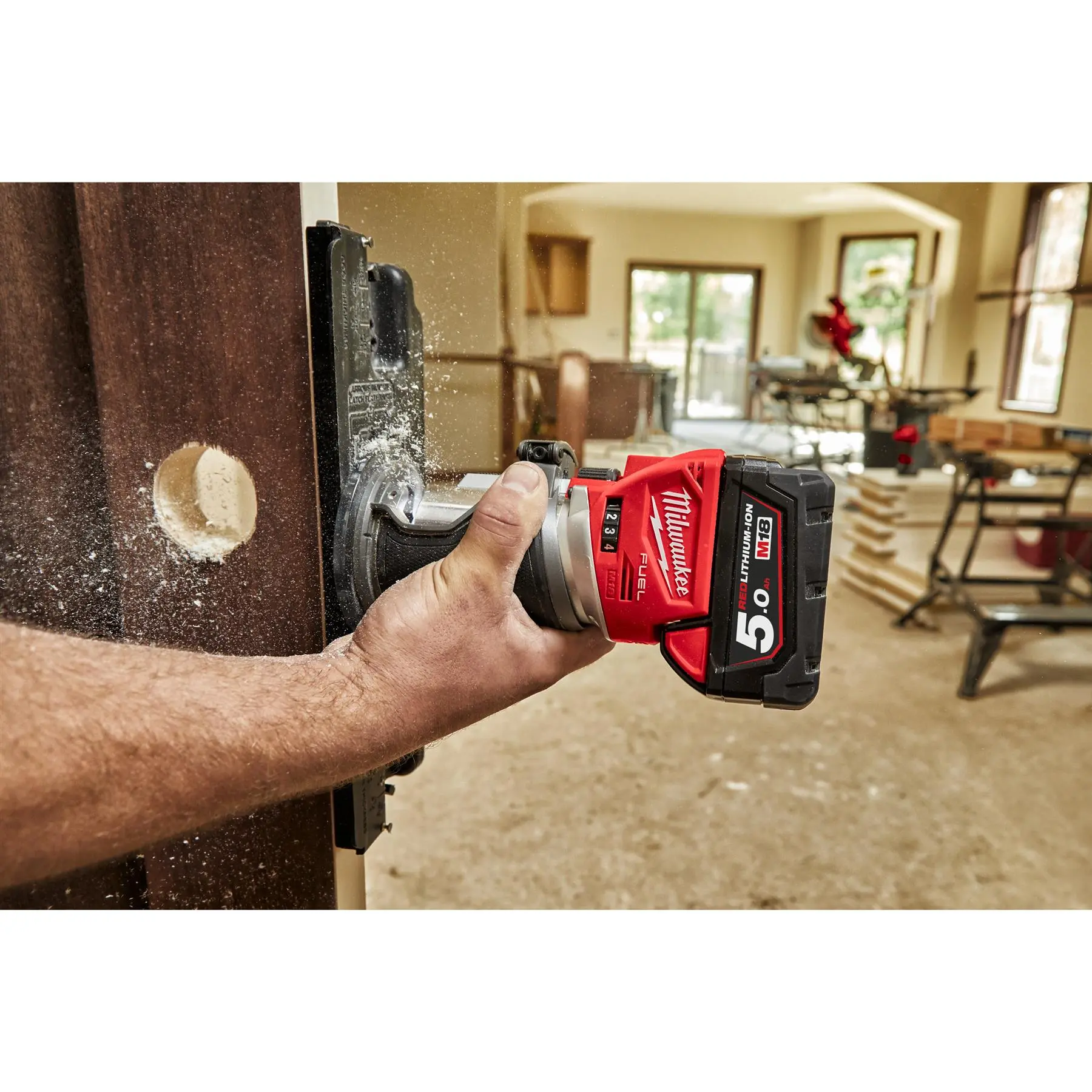 Milwaukee M18 Fuel 18V Cordless 1/4" Trim Router in HD Box Bare Unit M18FTR-0X - Image 15