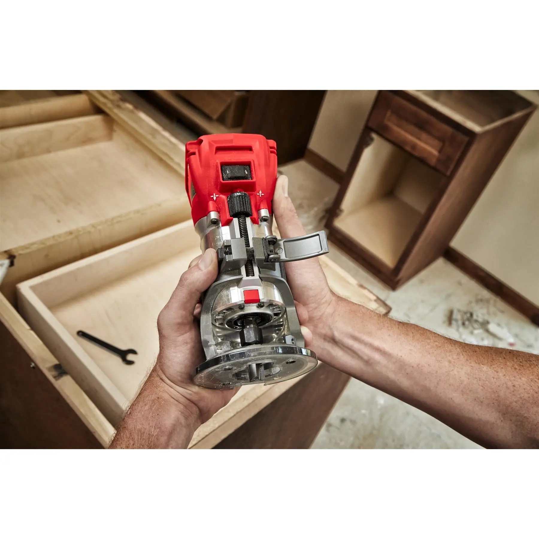 Milwaukee M18 Fuel 18V Cordless 1/4" Trim Router in HD Box Bare Unit M18FTR-0X - Image 17