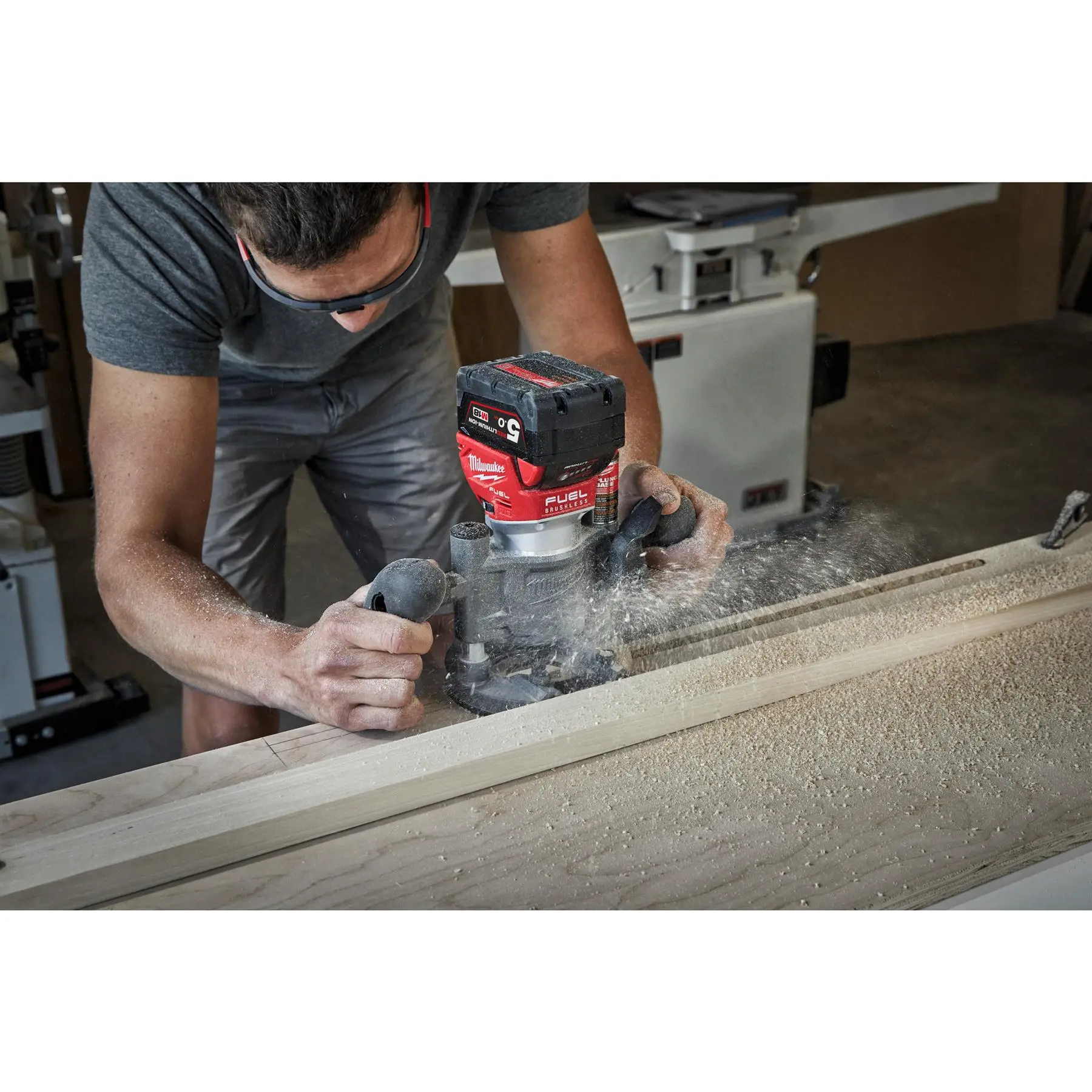 Milwaukee M18 Fuel 18V Cordless 1/4" Trim Router in HD Box Bare Unit M18FTR-0X - Image 18
