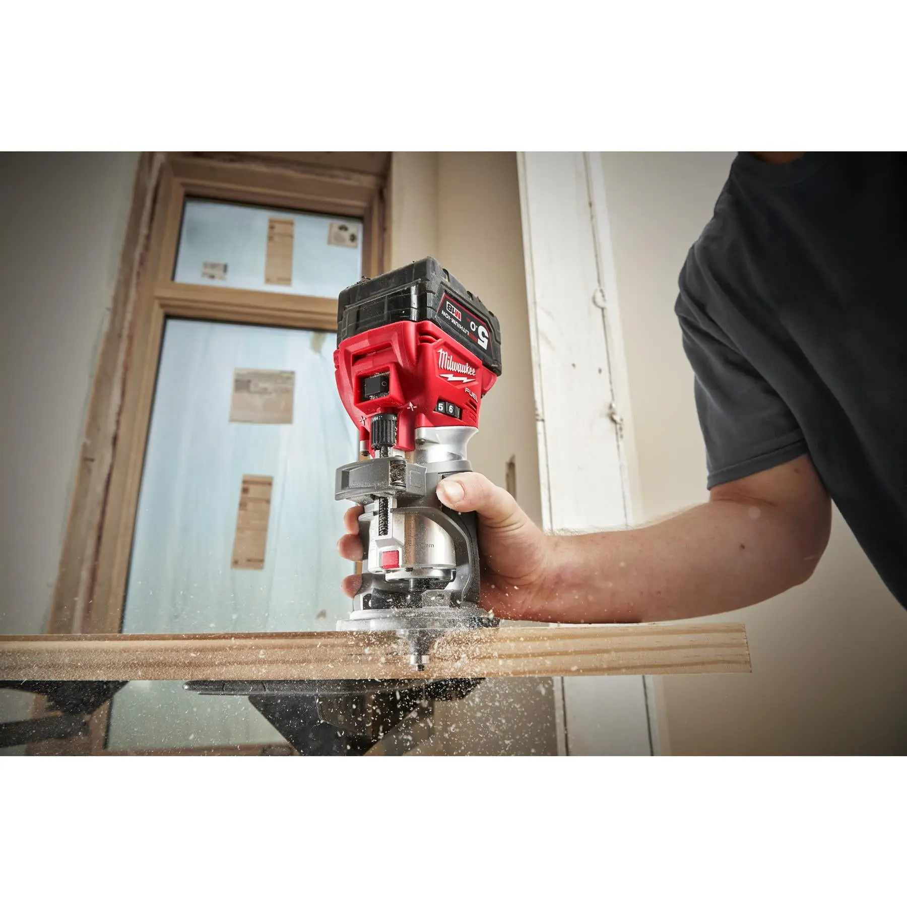 Milwaukee M18 Fuel 18V Cordless 1/4" Trim Router in HD Box Bare Unit M18FTR-0X - Image 20
