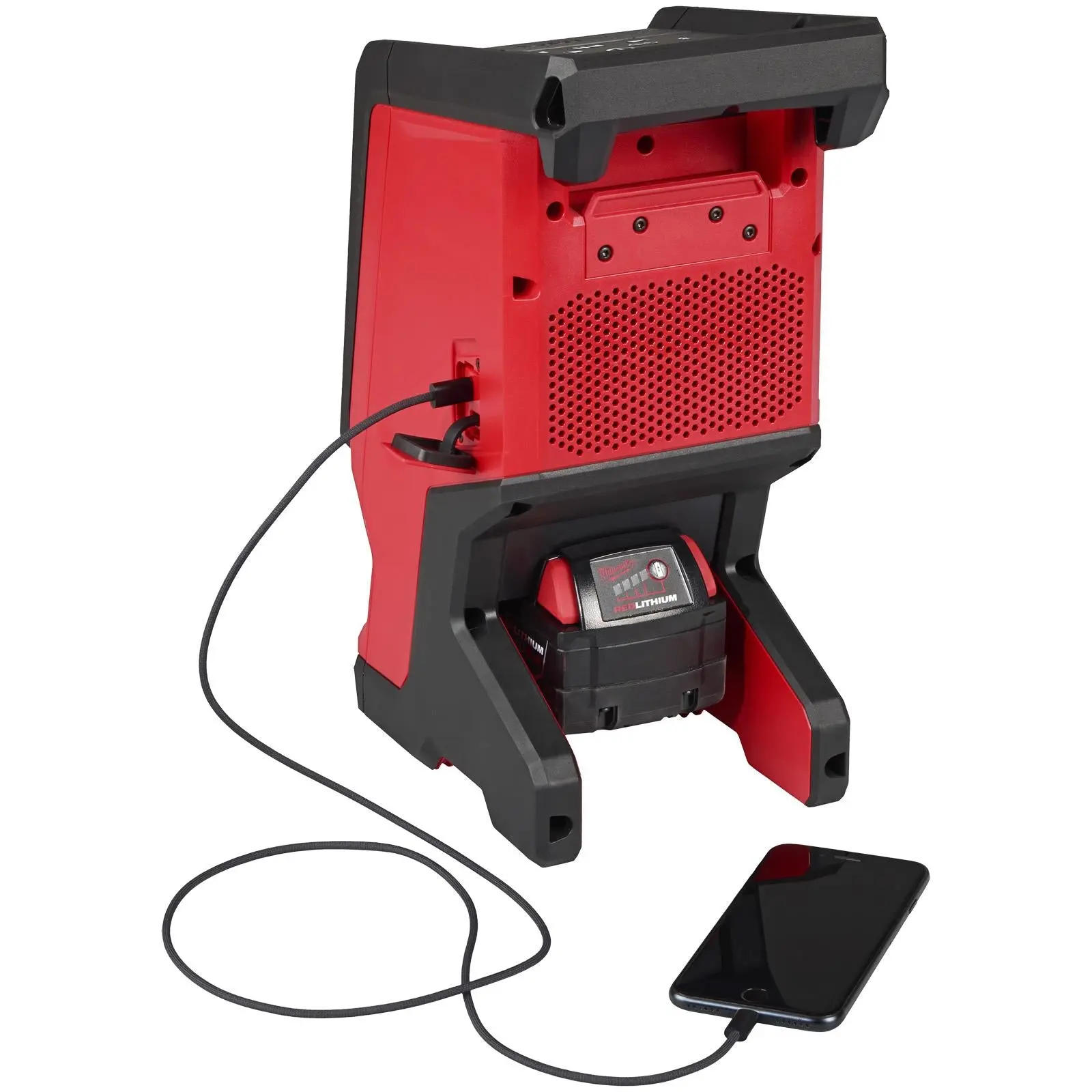 Milwaukee M18 Jobsite Bluetooth Speaker Body Only M18SPEJSG2-0 - Image 4