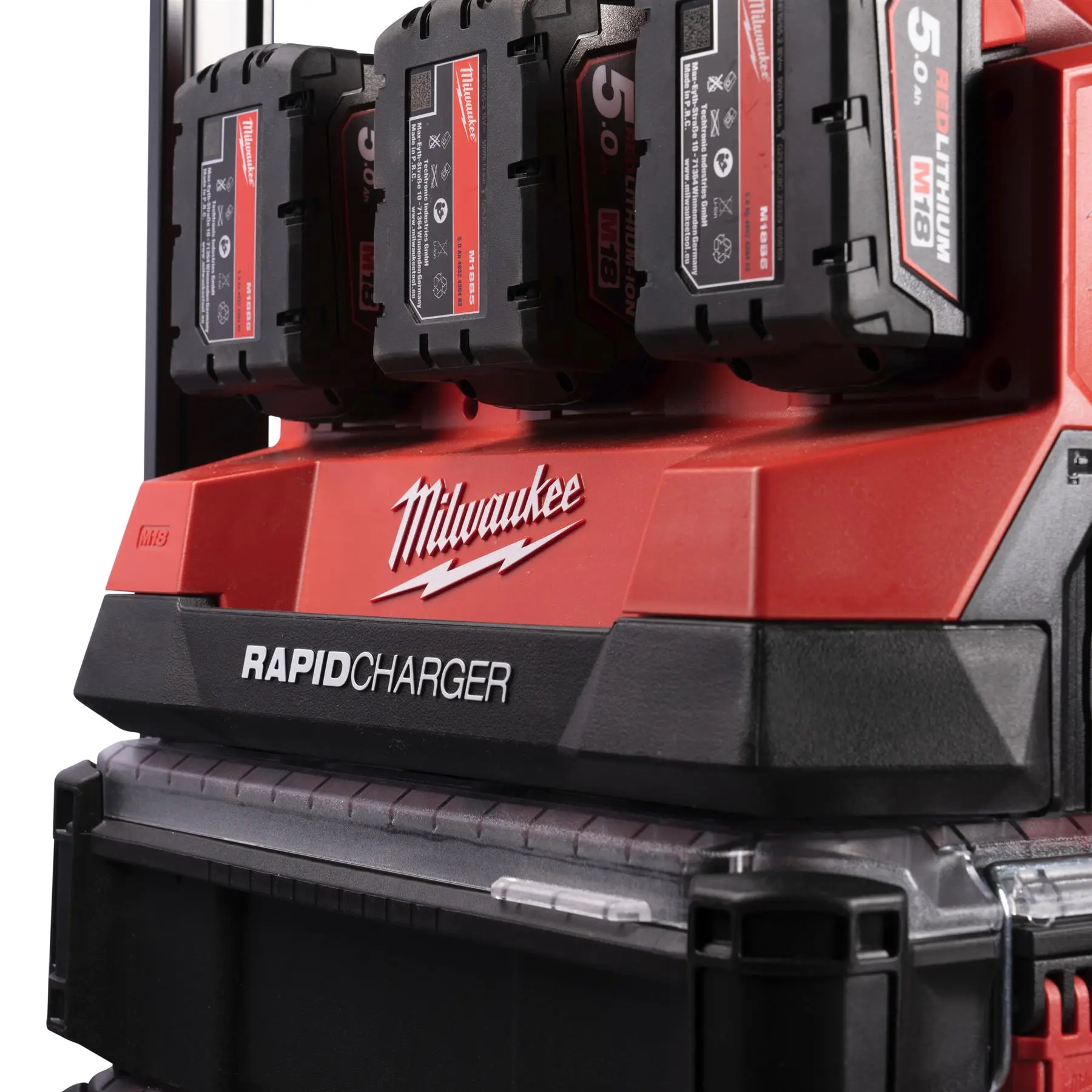 Milwaukee M18 Packout Six Bay Rapid Battery Charger M18PC6 - Image 14
