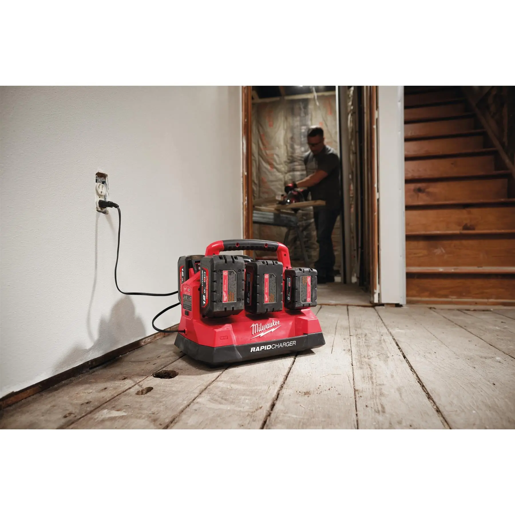 Milwaukee M18 Packout Six Bay Rapid Battery Charger M18PC6 - Image 22