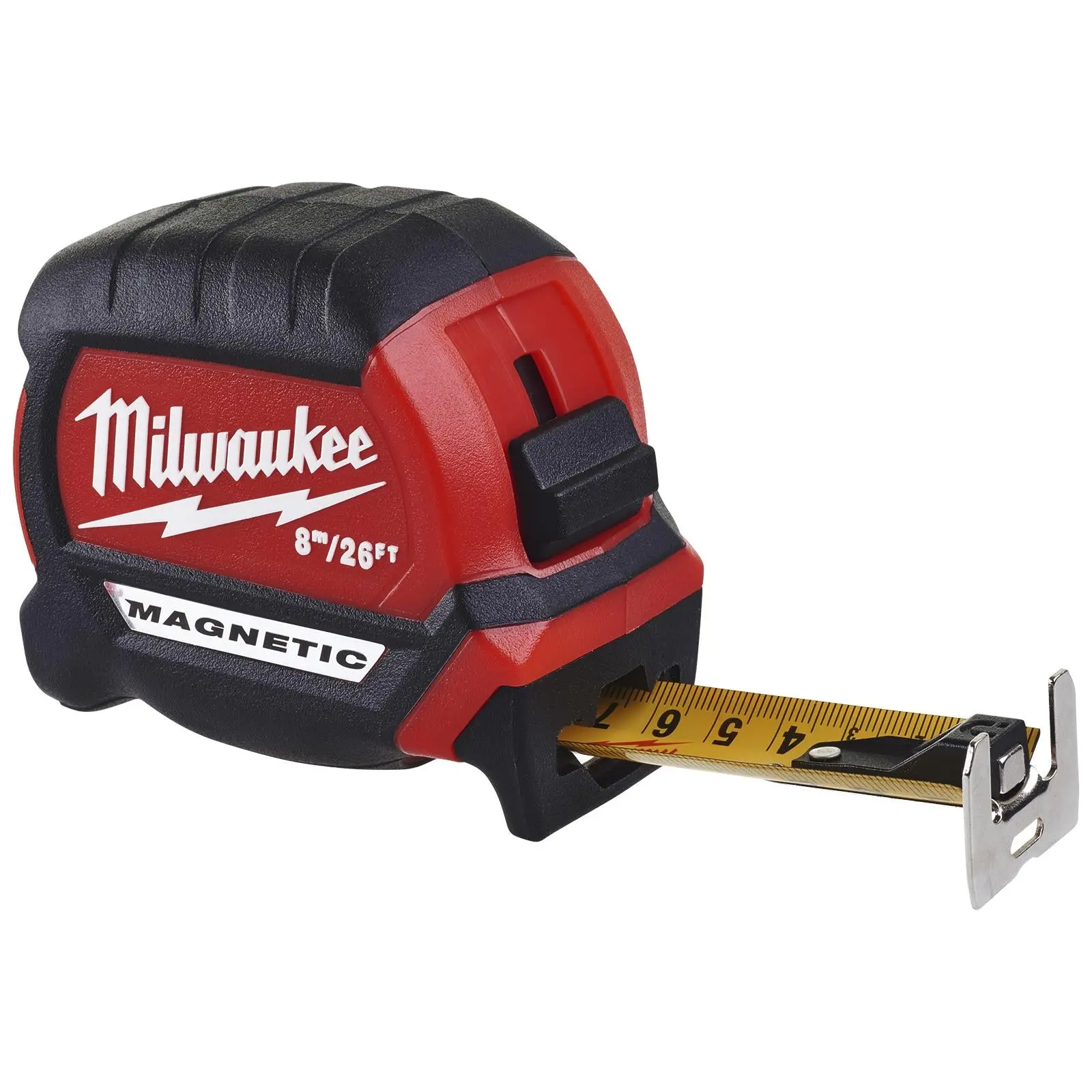 Milwaukee Magnetic Tape Measure Gen III 8m 26ft Metric Imperial 27mm Blade Width - Image 4
