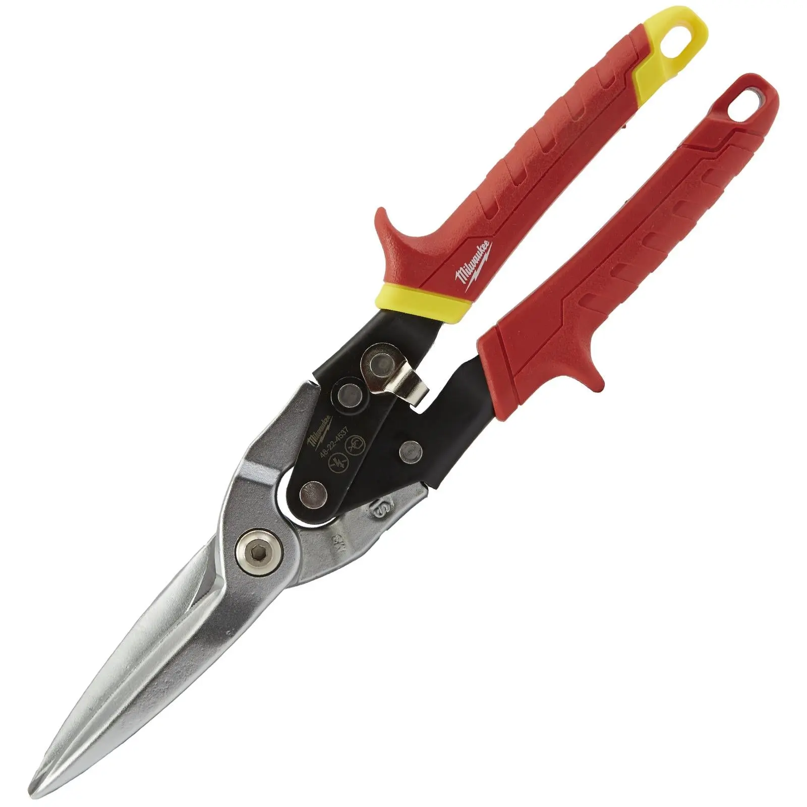 Milwaukee Metal Aviation Snips Straight Cut Extra Long 310mm - Image 3