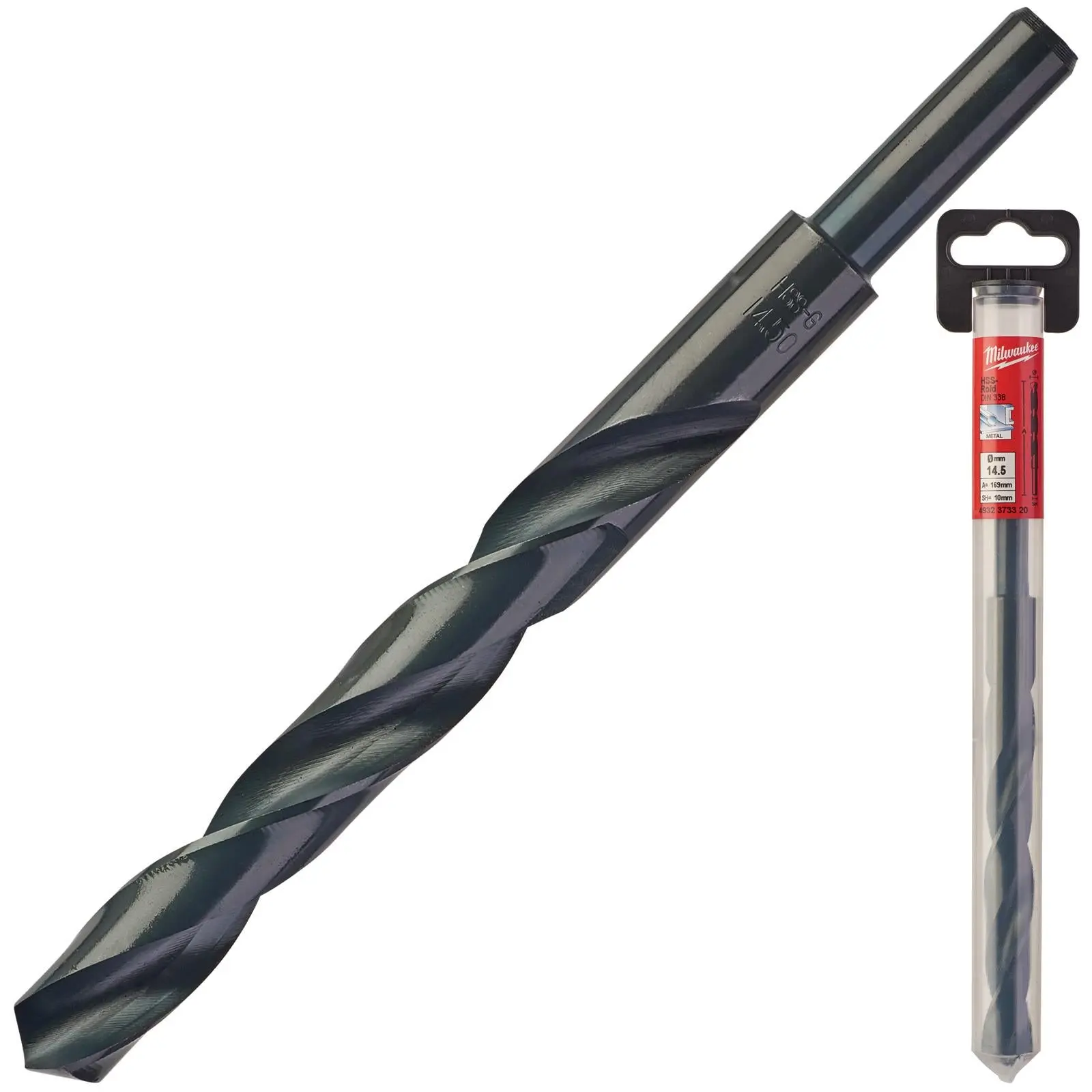 Milwaukee Metal Drill Bits HSS Rollforged with Reduced Shank DIN 338 - Image 2