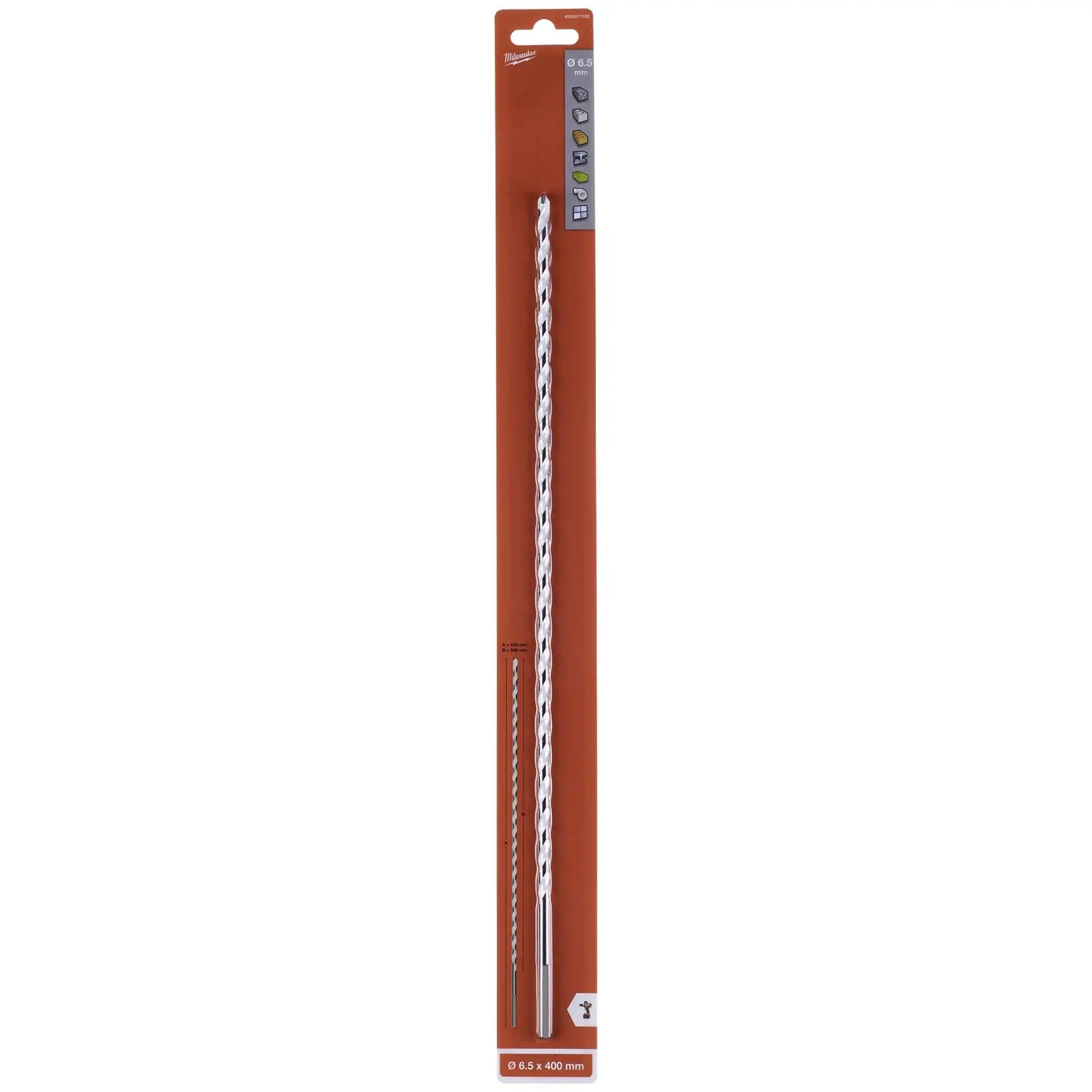 Milwaukee Multi Material Drill Bits Impact Rated TCT for Wood Metal Masonry - Image 6