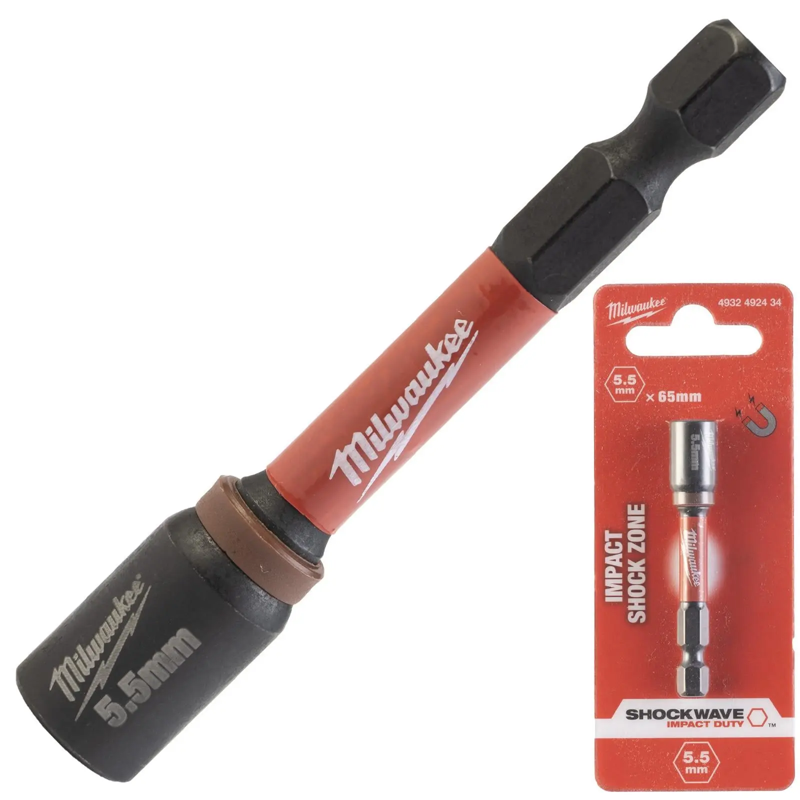 Milwaukee Nut Driver Magnetic Gen II SHOCKWAVE Impact Duty Individual - Image 11